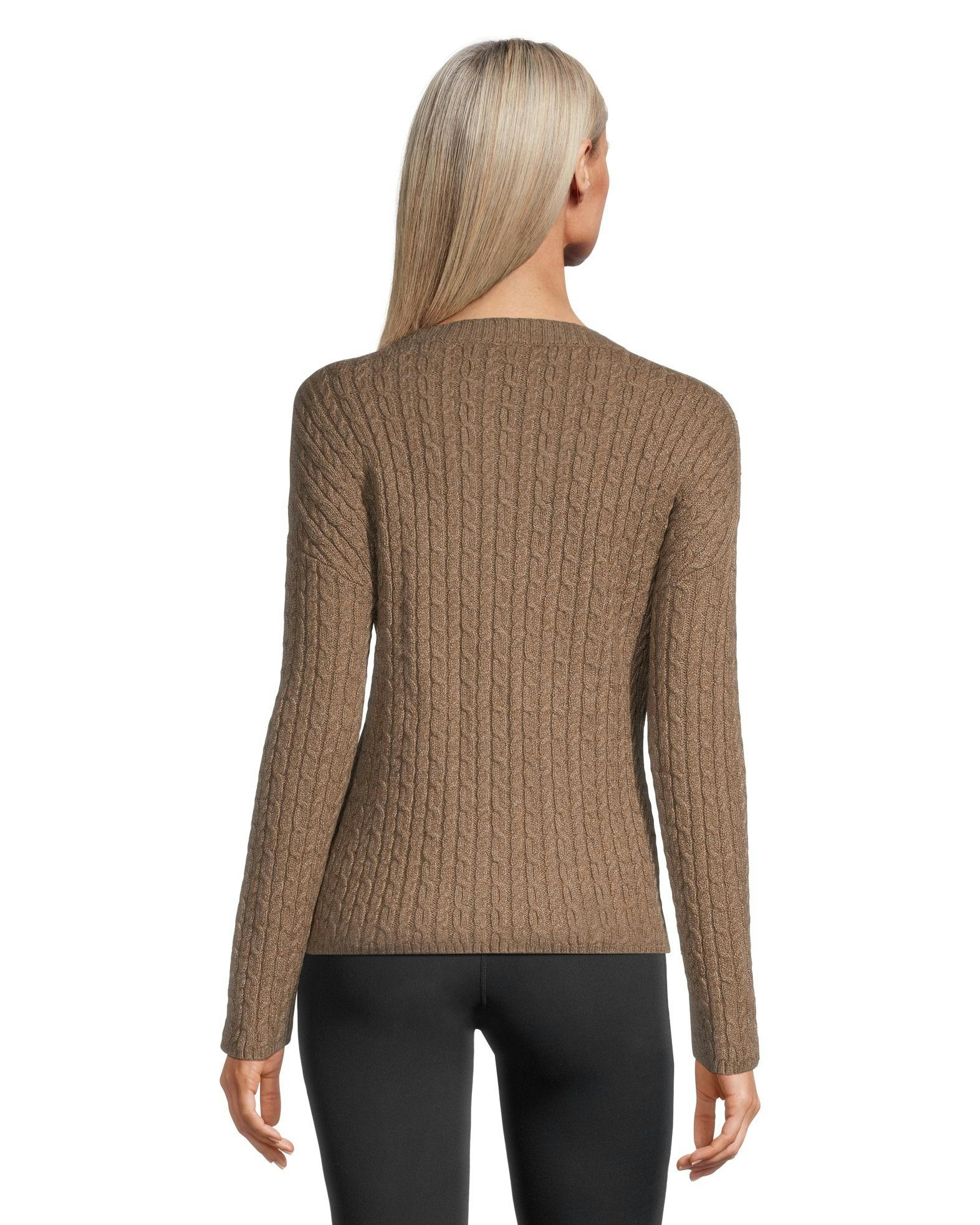 WindRiver Women's Semi Fitted Cozy Rib Knit Pullover