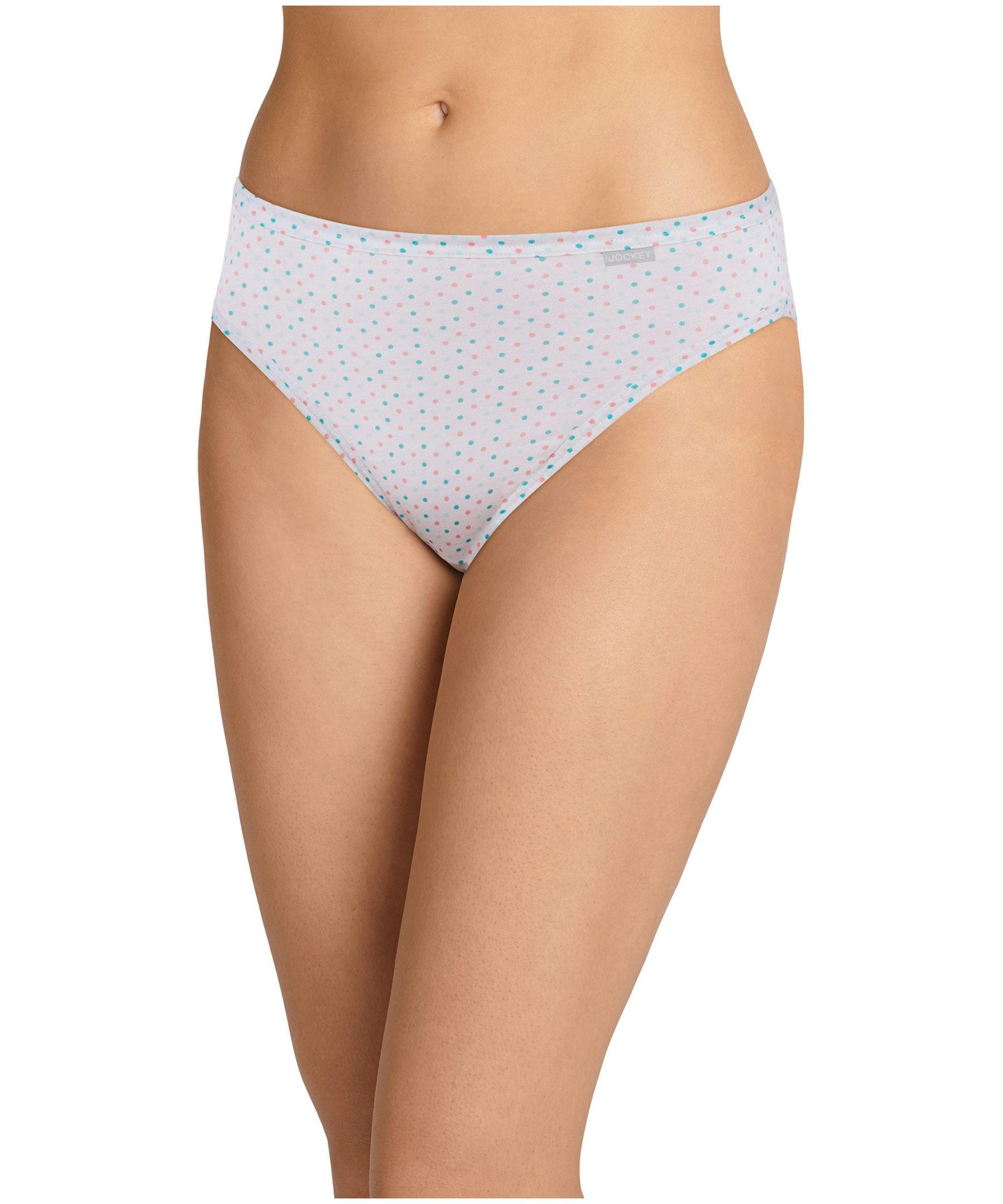 Jockey Women's 3 Pack Elance Basic Underwear French Cut Briefs