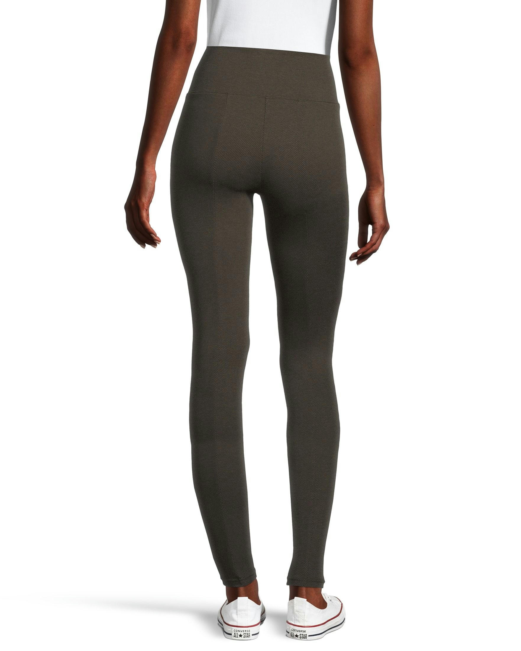 Denver Hayes Women's High Rise Curve-Tech Tummy Control Ponte Leggings