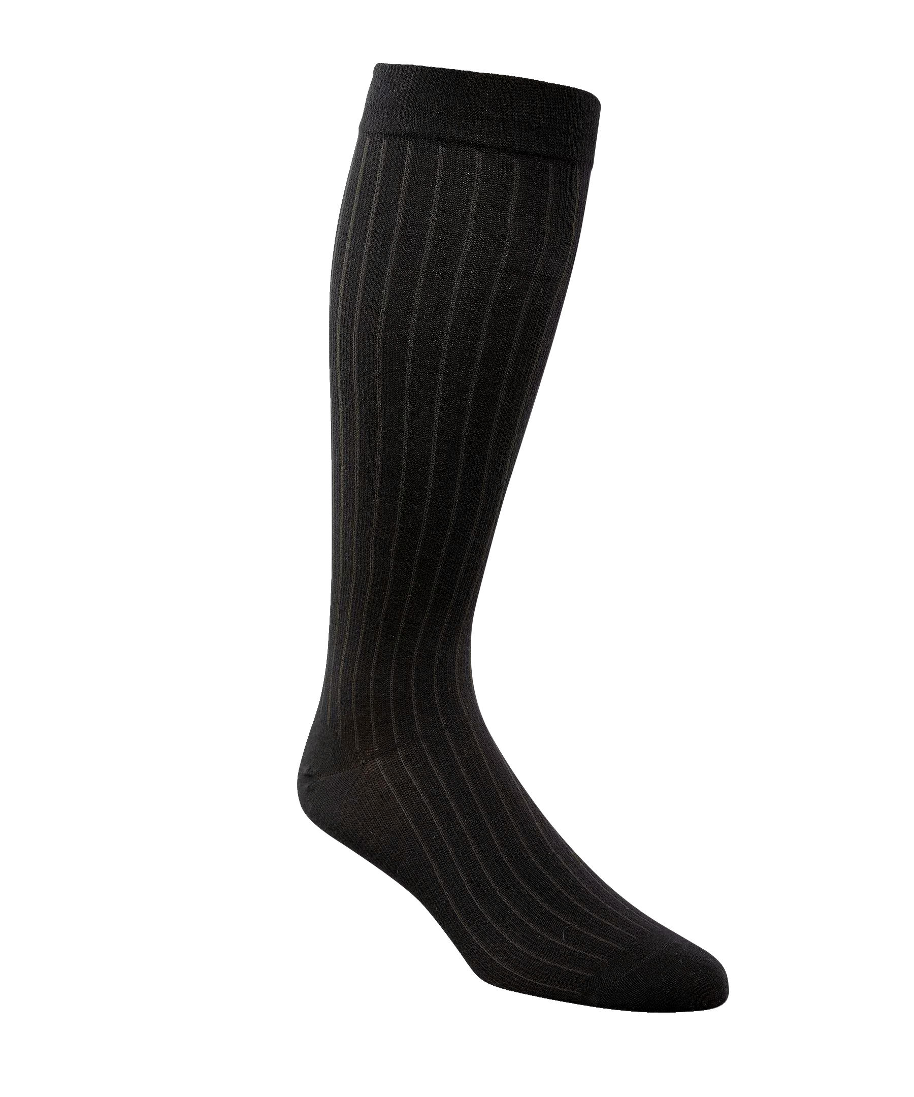 Wel-Max Men's Bioceramic Low Compression Ribbed Casual Socks