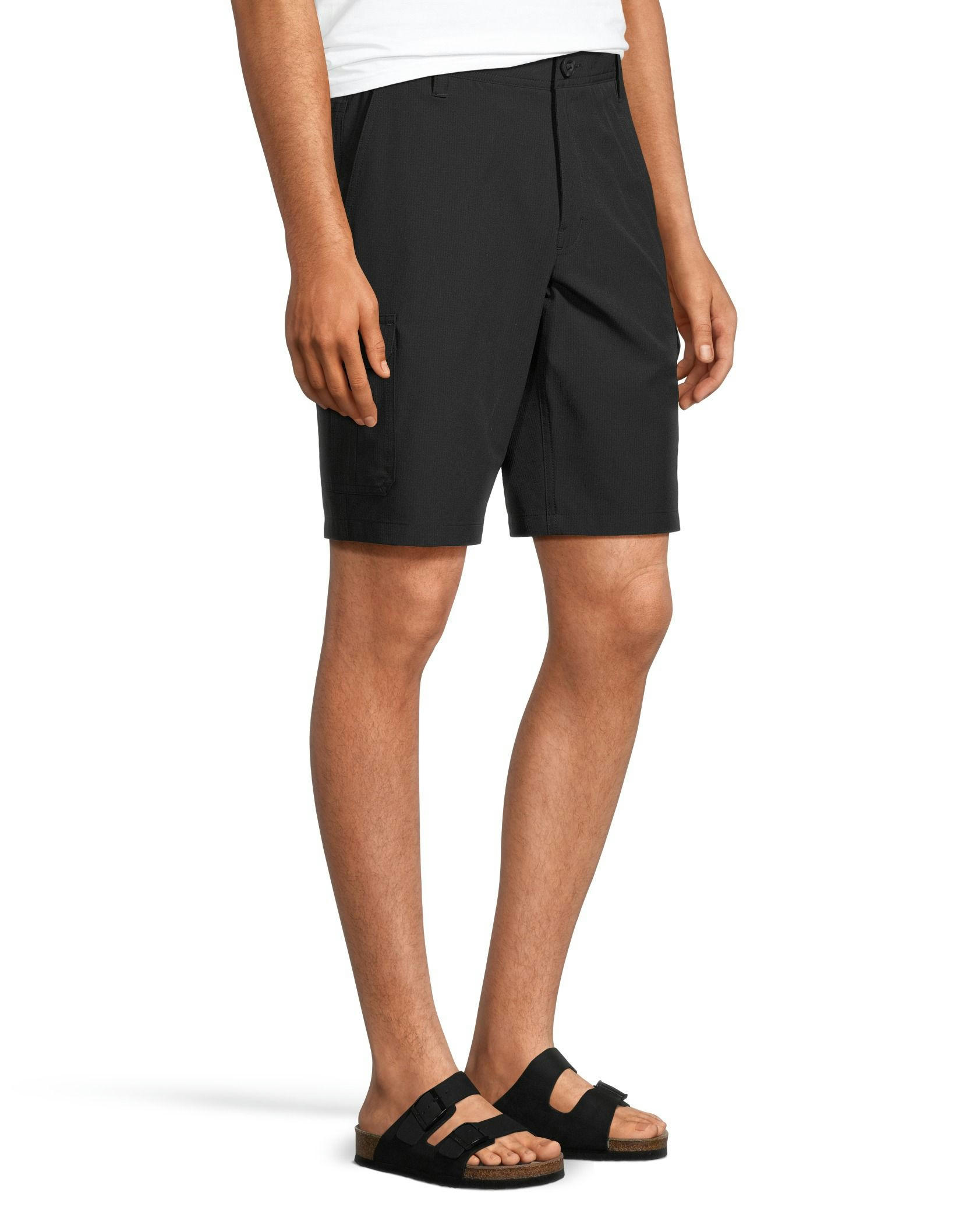 Farwest Men's Stretch Ripstop Cargo Hybrid Shorts