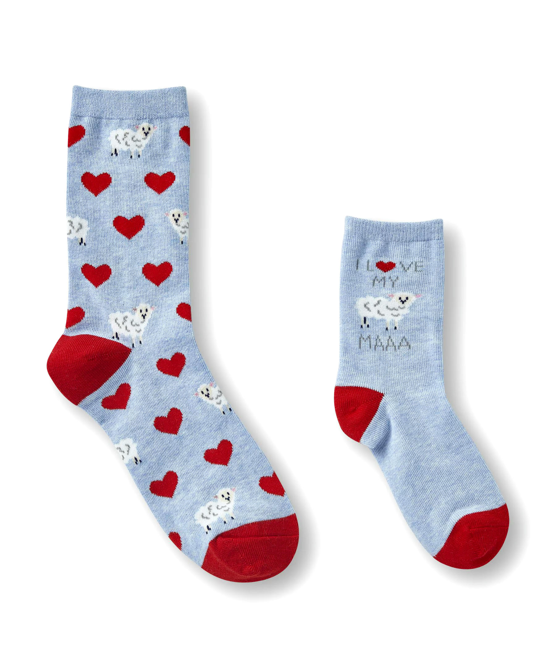 Denver Hayes Mommy and Me Matching Cotton Socks, 2 Pack
