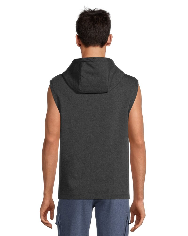Matrix Men's Sleeveless Stretch Terry Kangaroo Pocket Hoodie