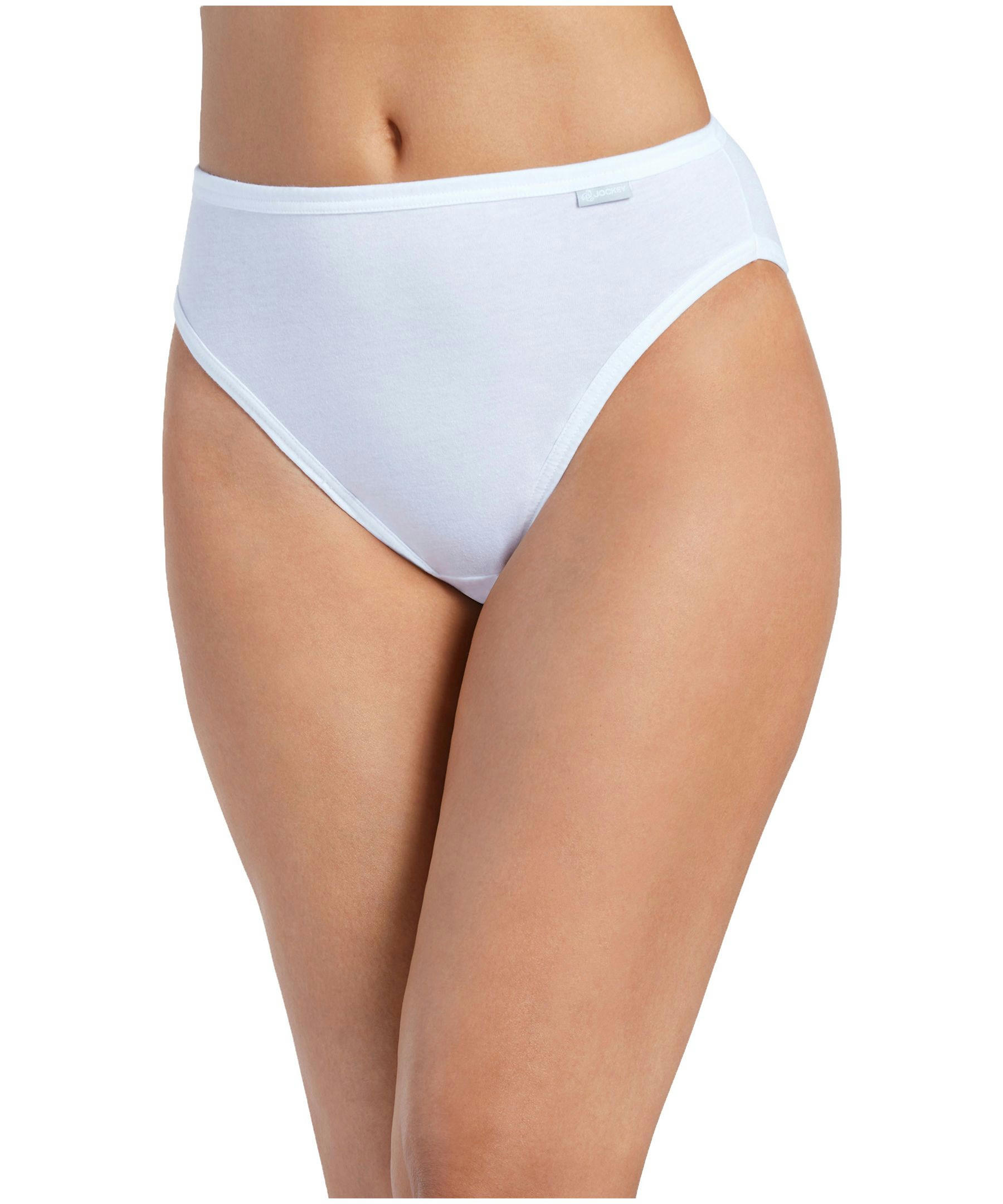 Jockey Women's 3 Pack Elance Basic Underwear French Cut Briefs