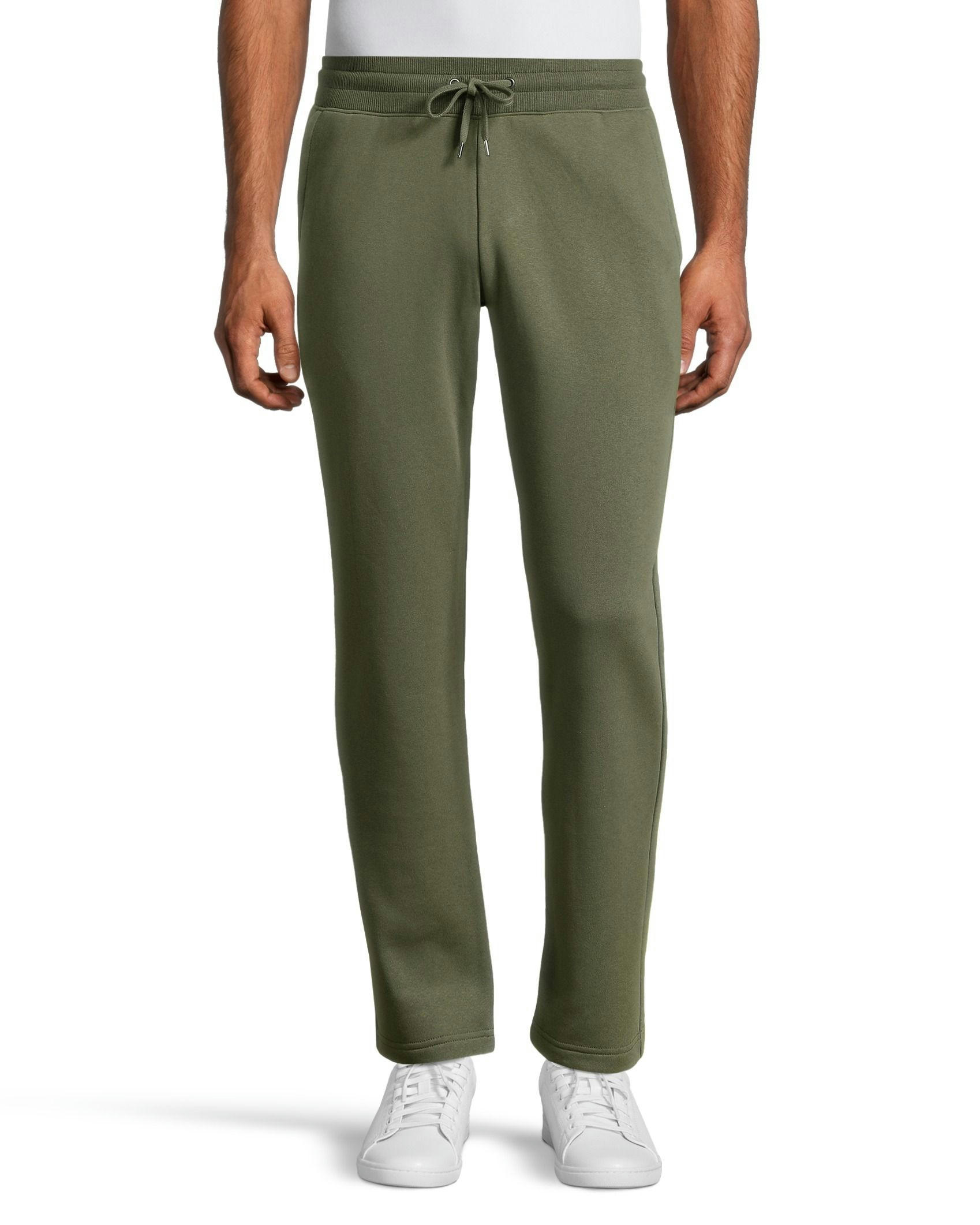 Denver Hayes Men's Elastic Waistband Fleece Pants