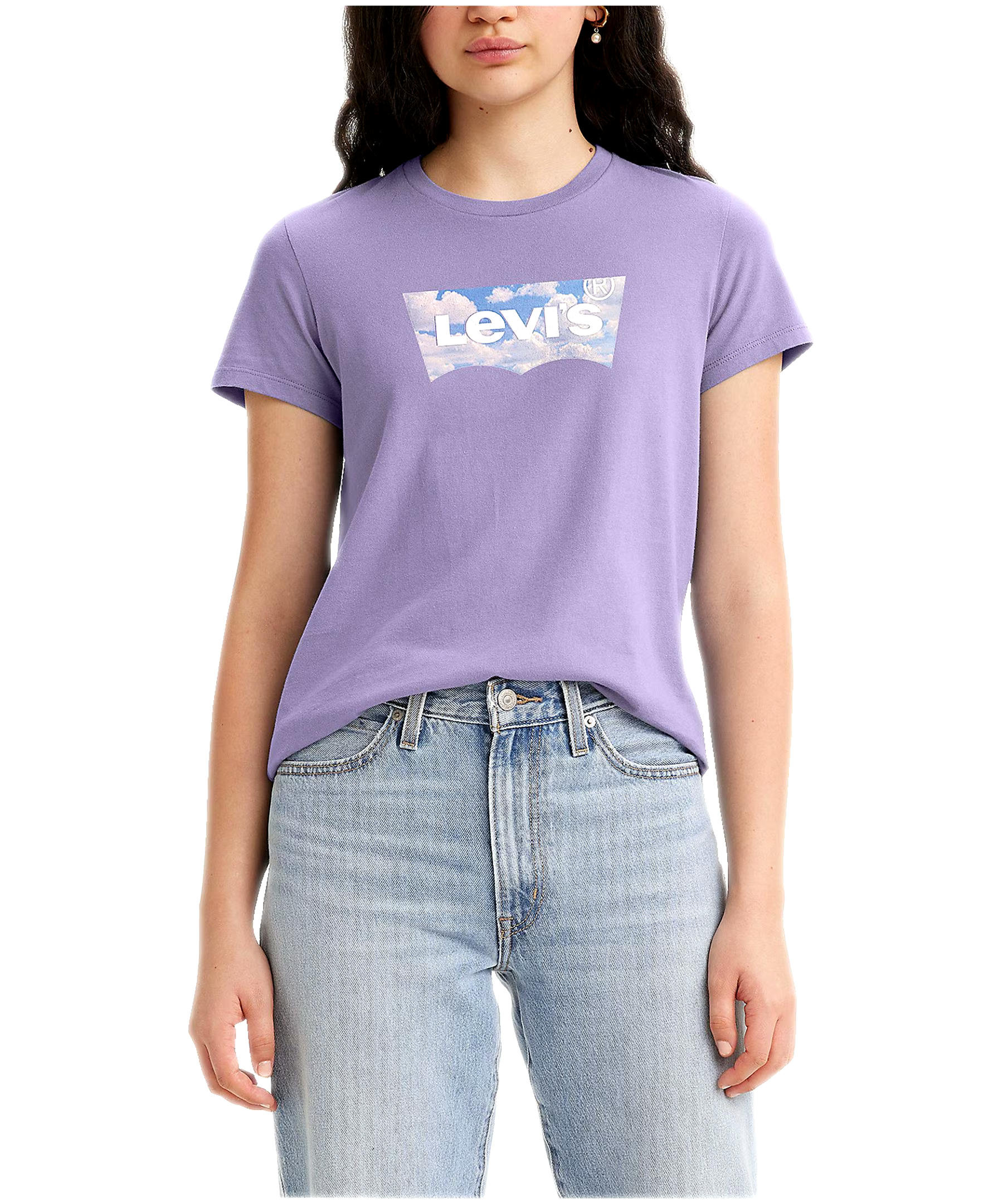 Levi's Women's Batwing Crewneck Graphic The Perfect Tee T Shirt