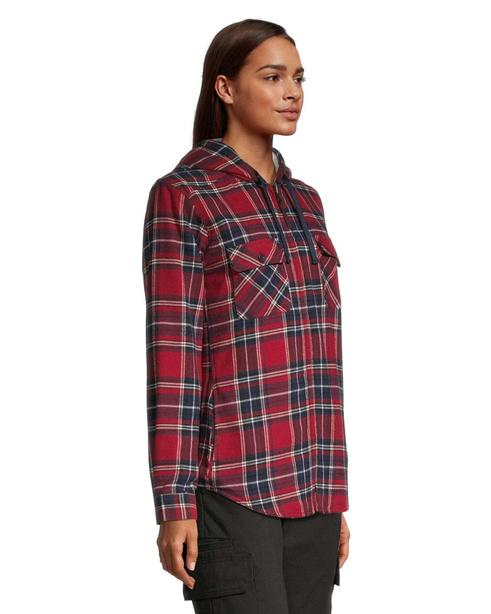 Tough Duck Women's Plush Pile-Lined Flannel Jacket