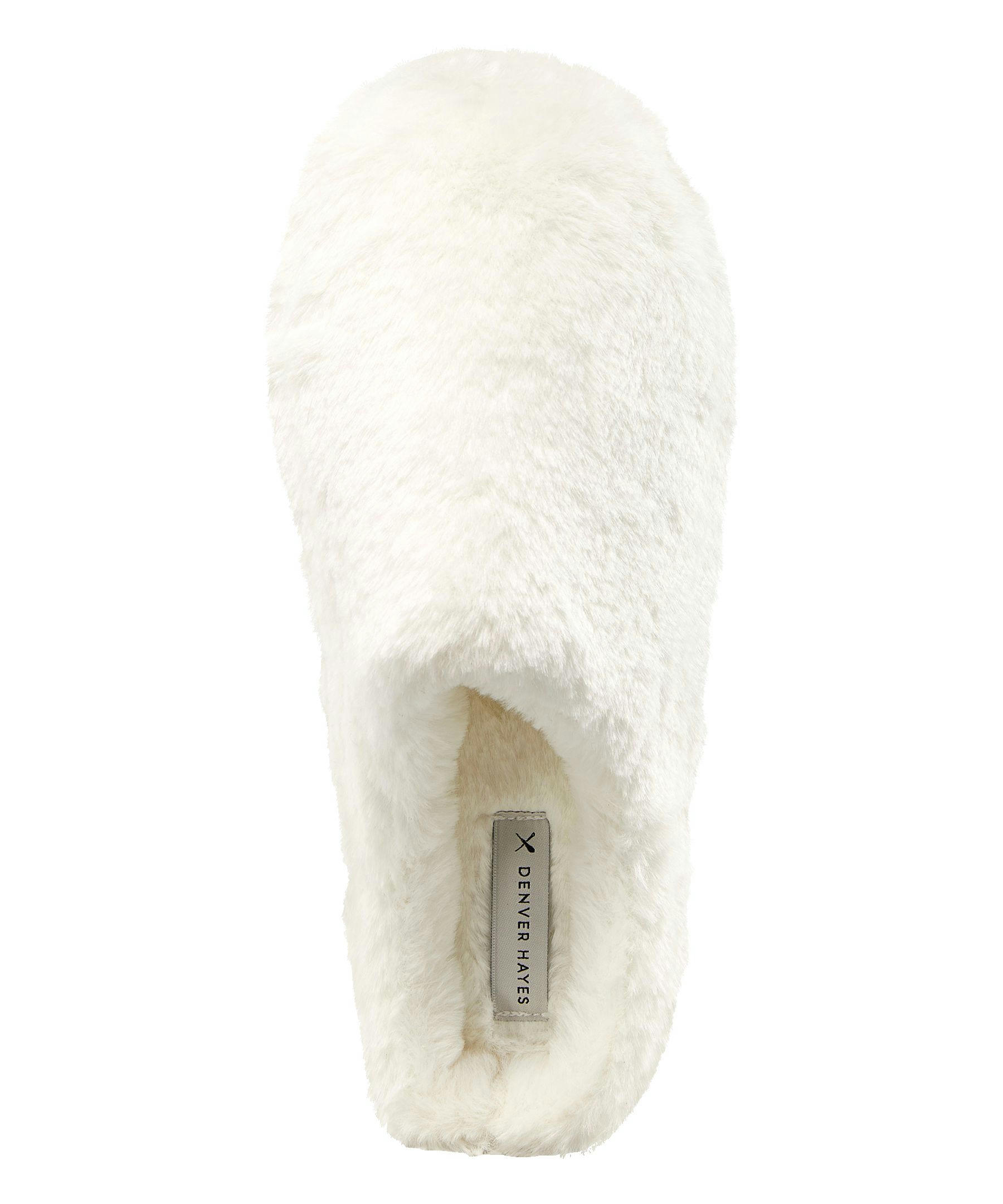 Denver Hayes Women's Faux Fur Mule Slippers