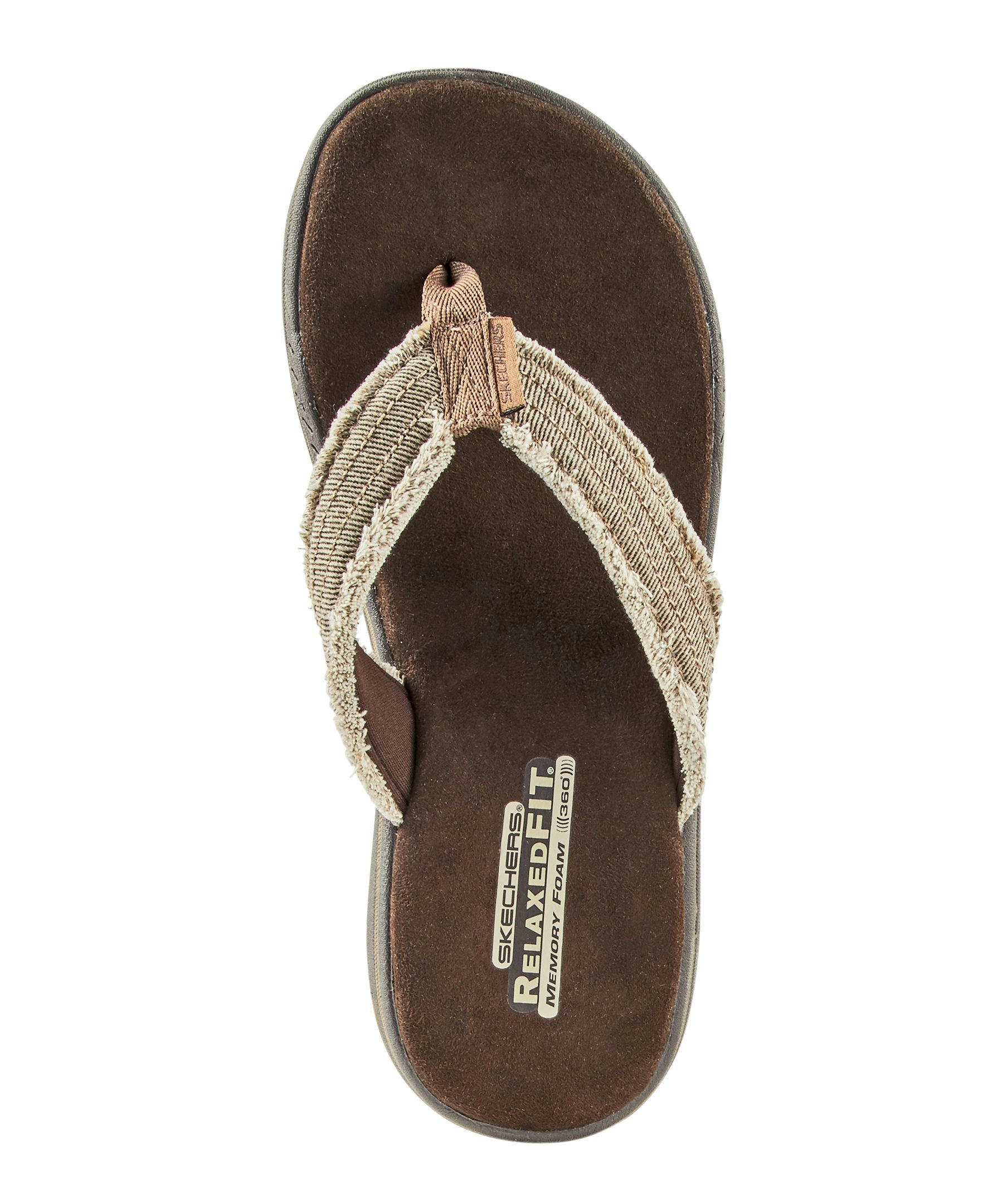 Skechers Men's Evented Arven Relaxed Fit Sandals - Chocolate