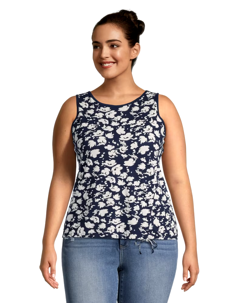 Women's Ruched Drawcord Tank