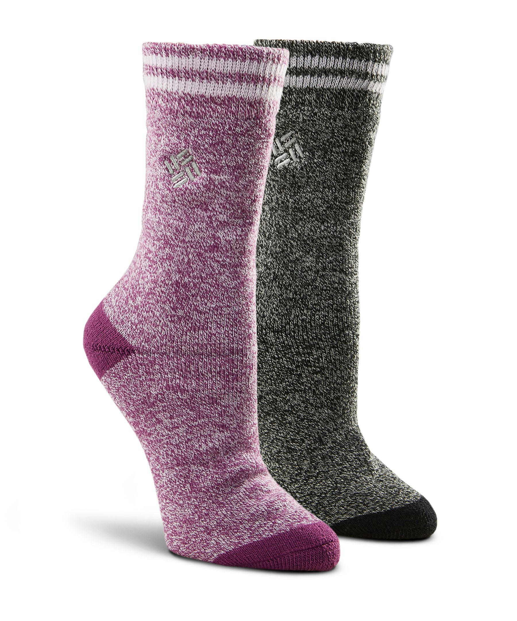 Women's Mid Weight Thermal Basic Crew Socks