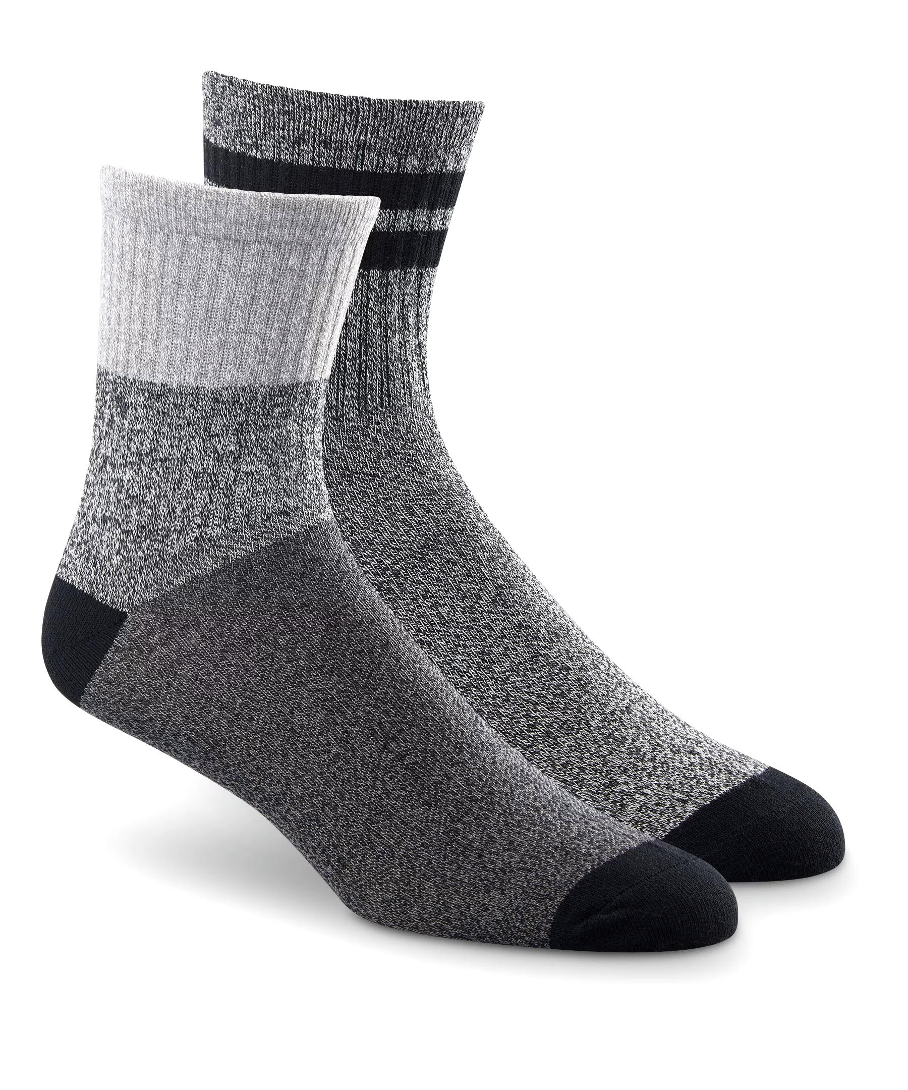 Denver Hayes Men's FRESHTECH® Weekender Mid Crew Socks, 2 Pack