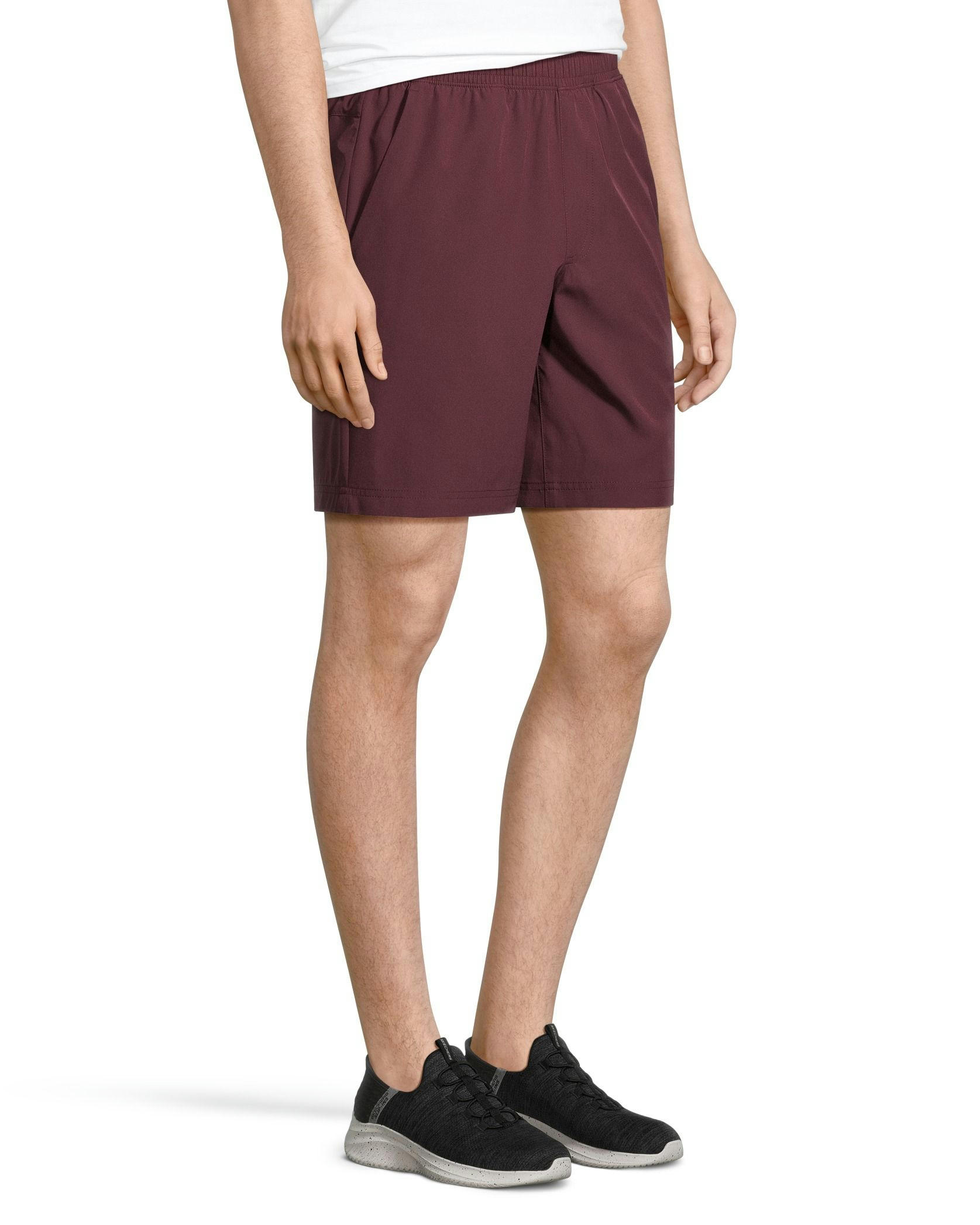 Matrix Men's Woven Shorts with Concealed Side Pocket Zippers