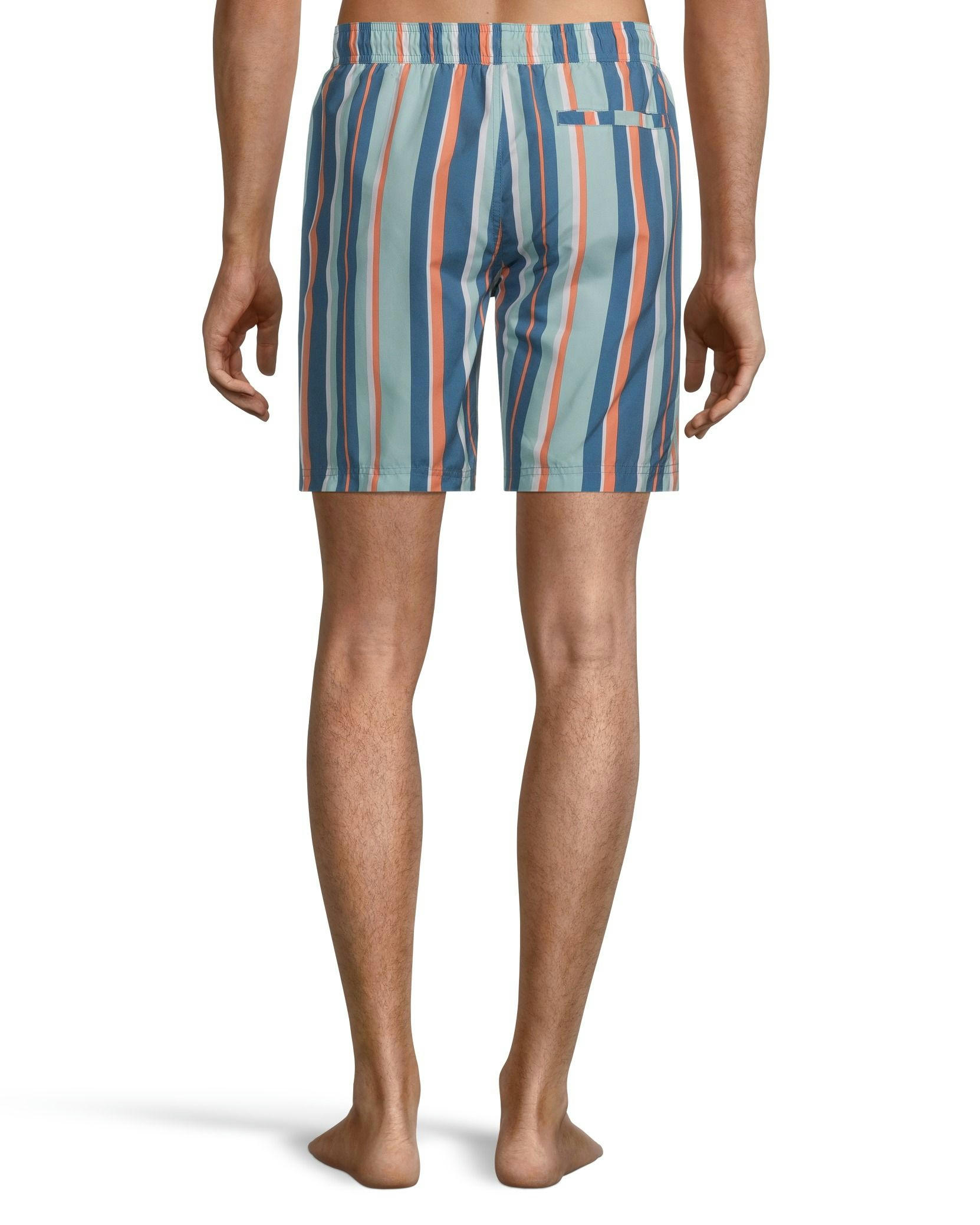 EXP Men's Camo Mid Rise Swim Shorts