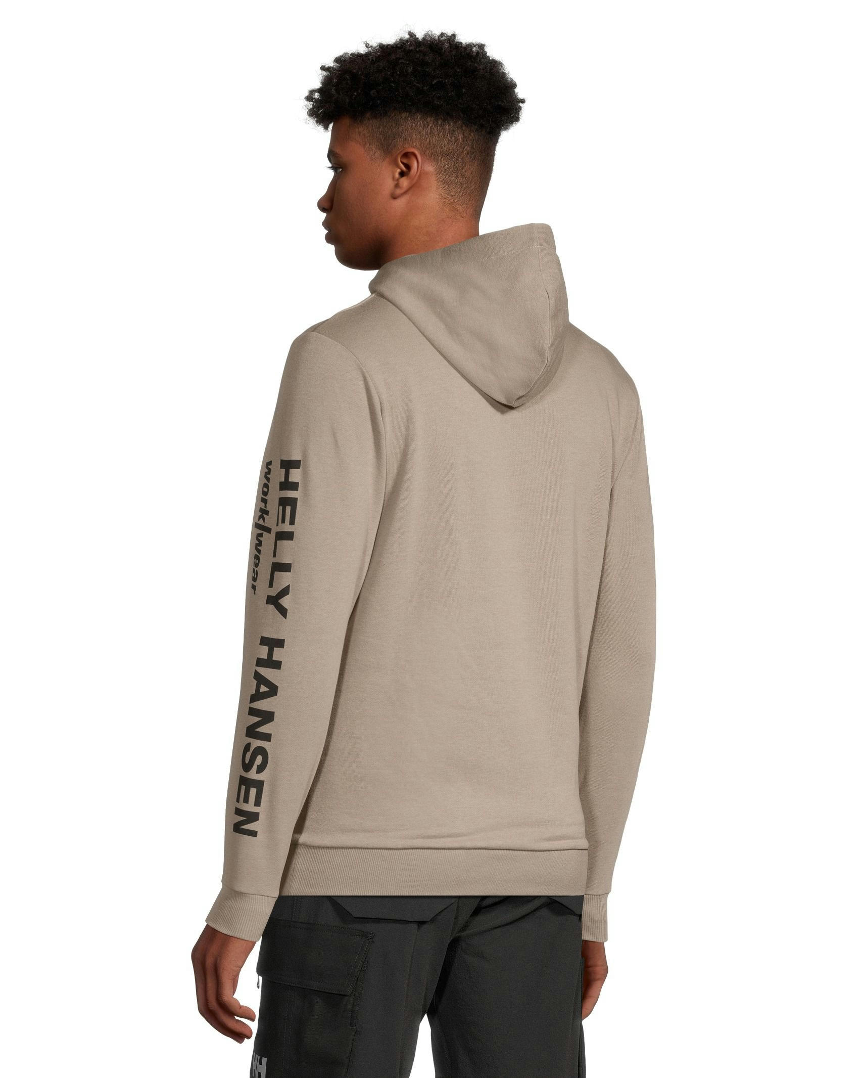 Helly Hansen Workwear Men's Sleeve Logo Hooded Sweatshirt