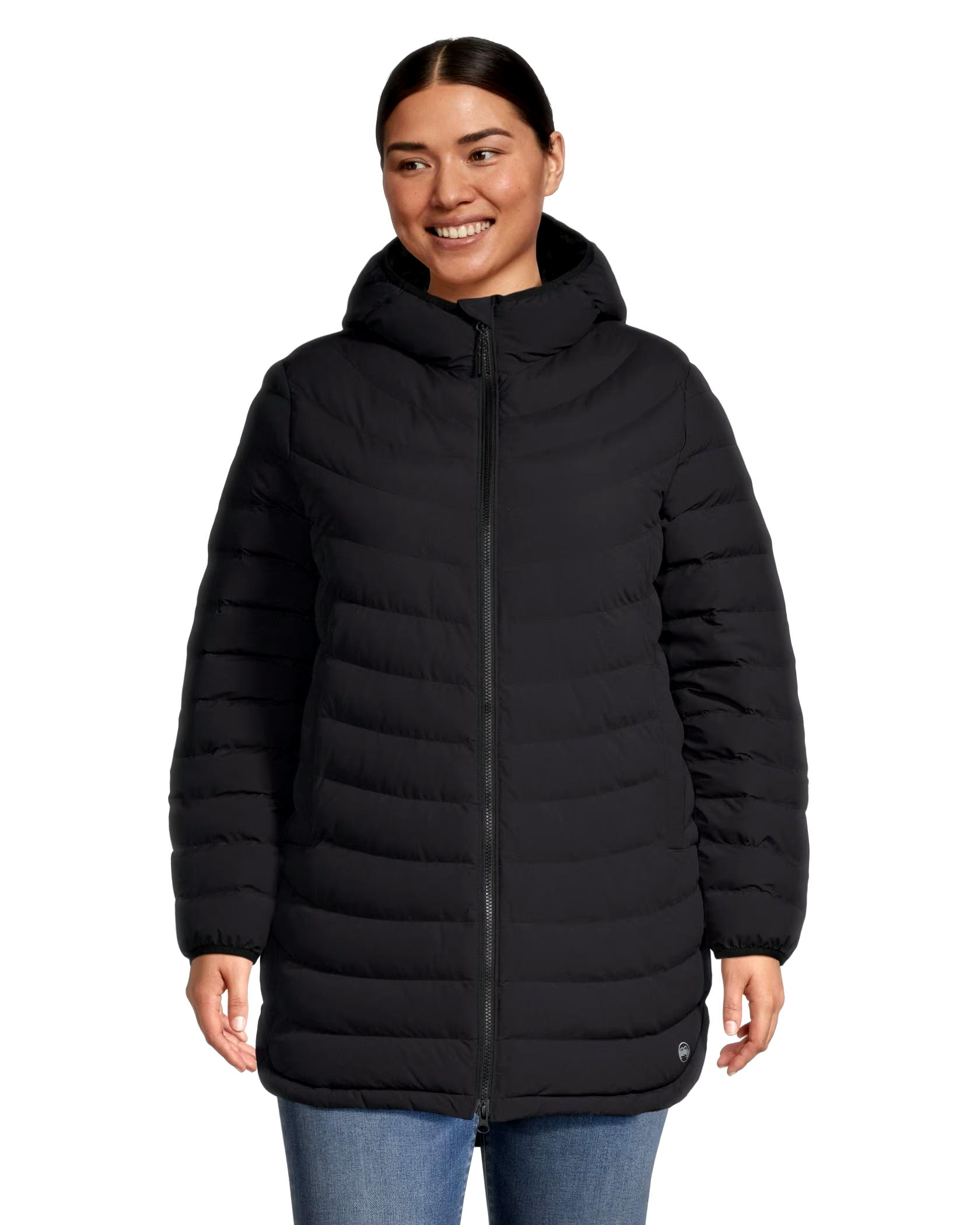 WindRiver Women's Hyper-Dri HD1 Water Repellent T-MAX Insulated Long Puffer Jacket