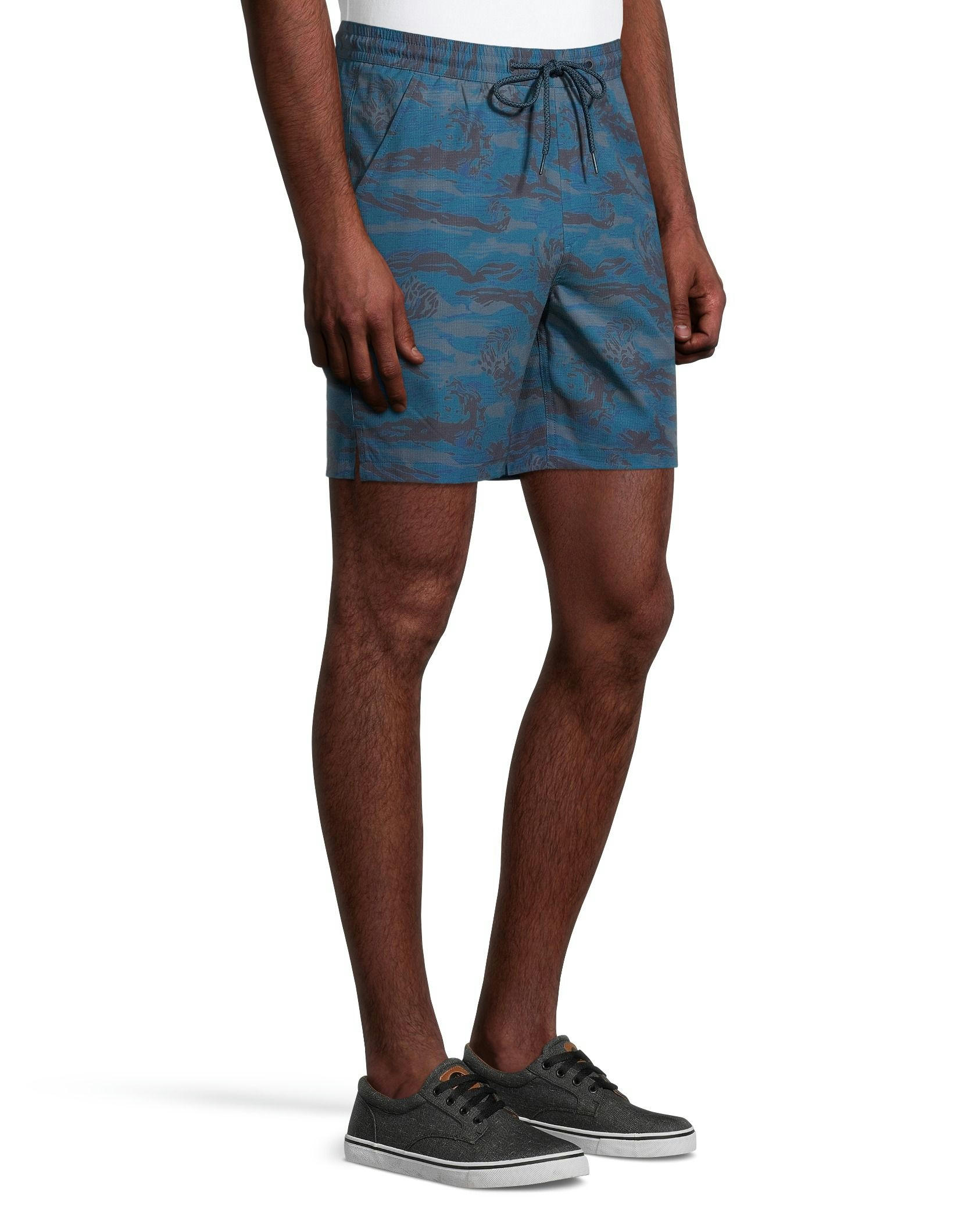 FarWest Men's Mid Rise Quick Dry Hybrid Volley Shorts