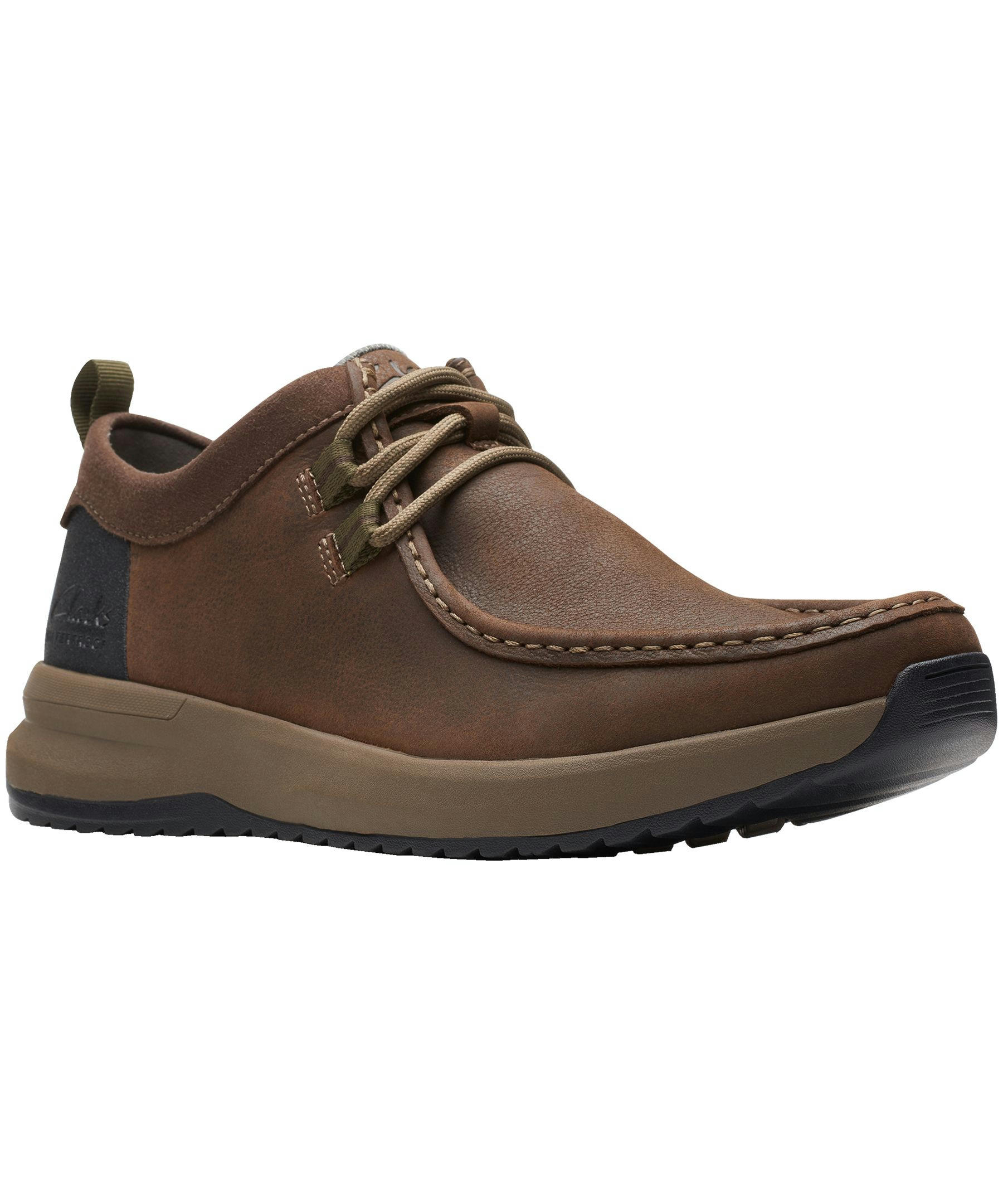 Clarks Men's Wellman Moc Waterproof Leather Shoes