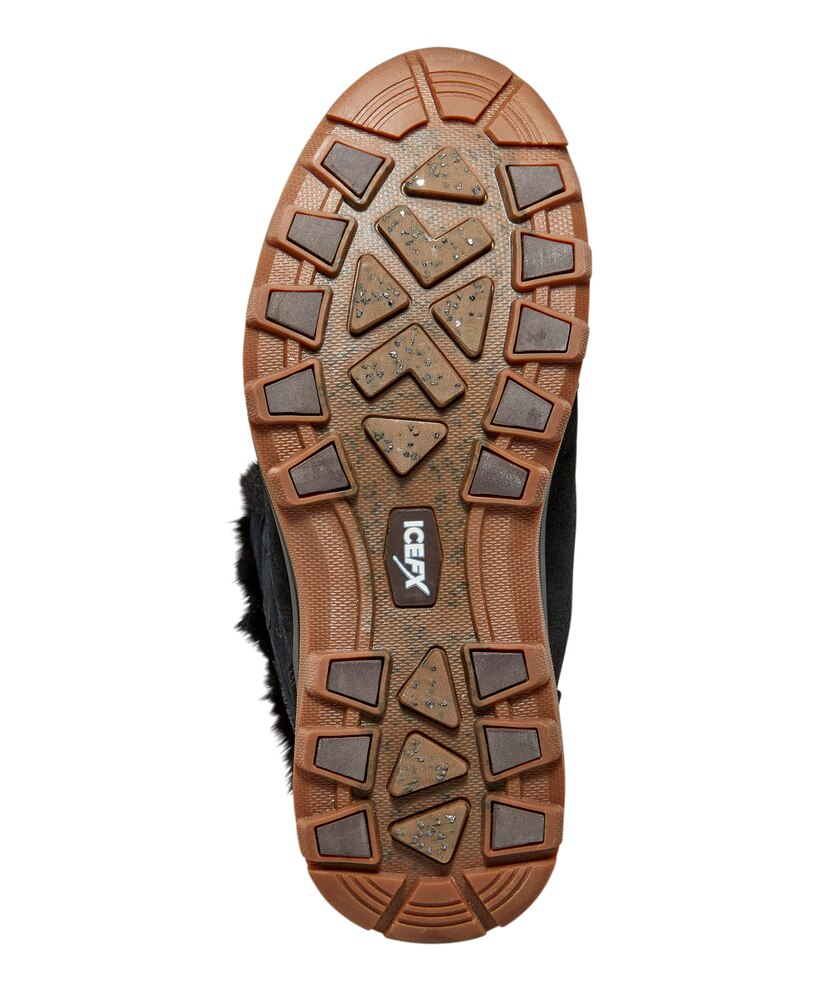 WindRiver Women's Ice Queen IceFX T-Max Insulated Waterproof Leather Winter Boots - Black