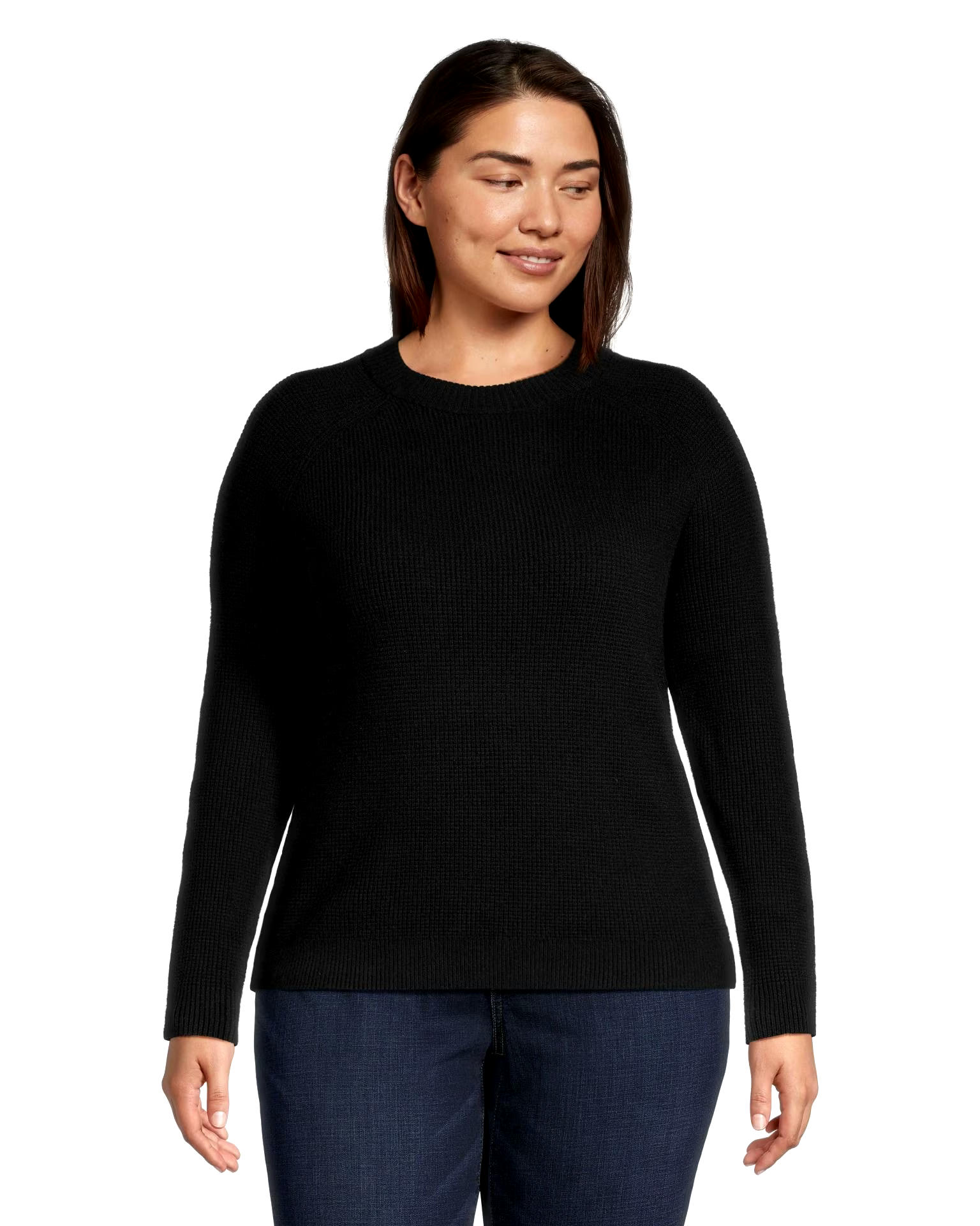 Denver Hayes Women's Cozy Fitted Crewneck Pullover