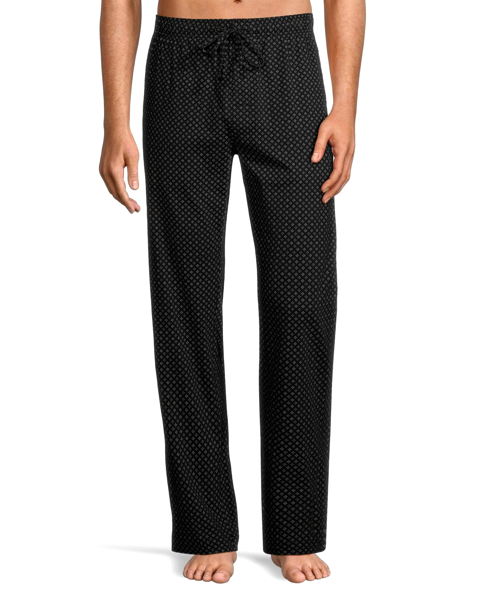 Men's Jersey Print Elastic Waist Lounge Pants