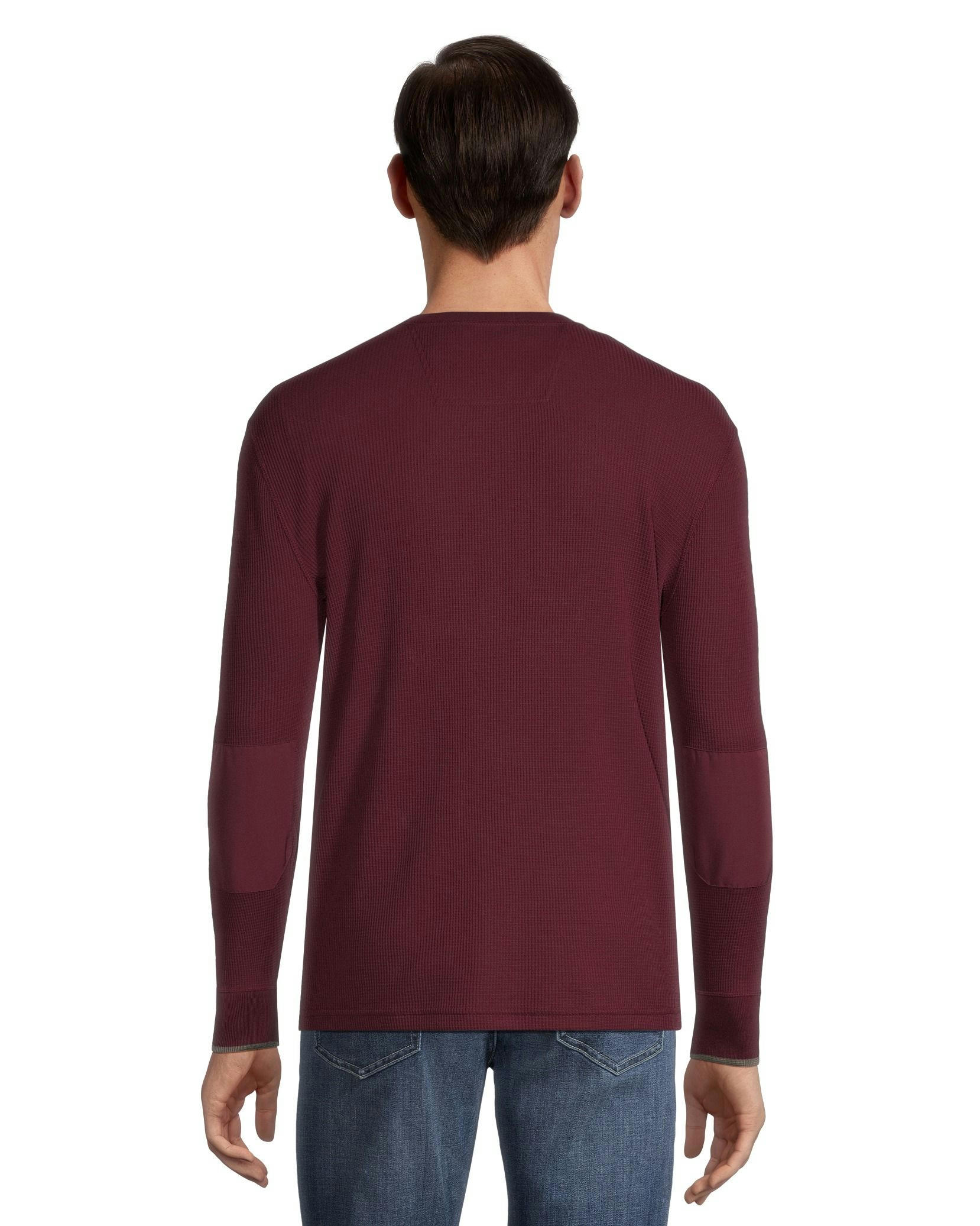 Helly Hansen Men's Long Sleeve Waffle Knit Henley Shirt