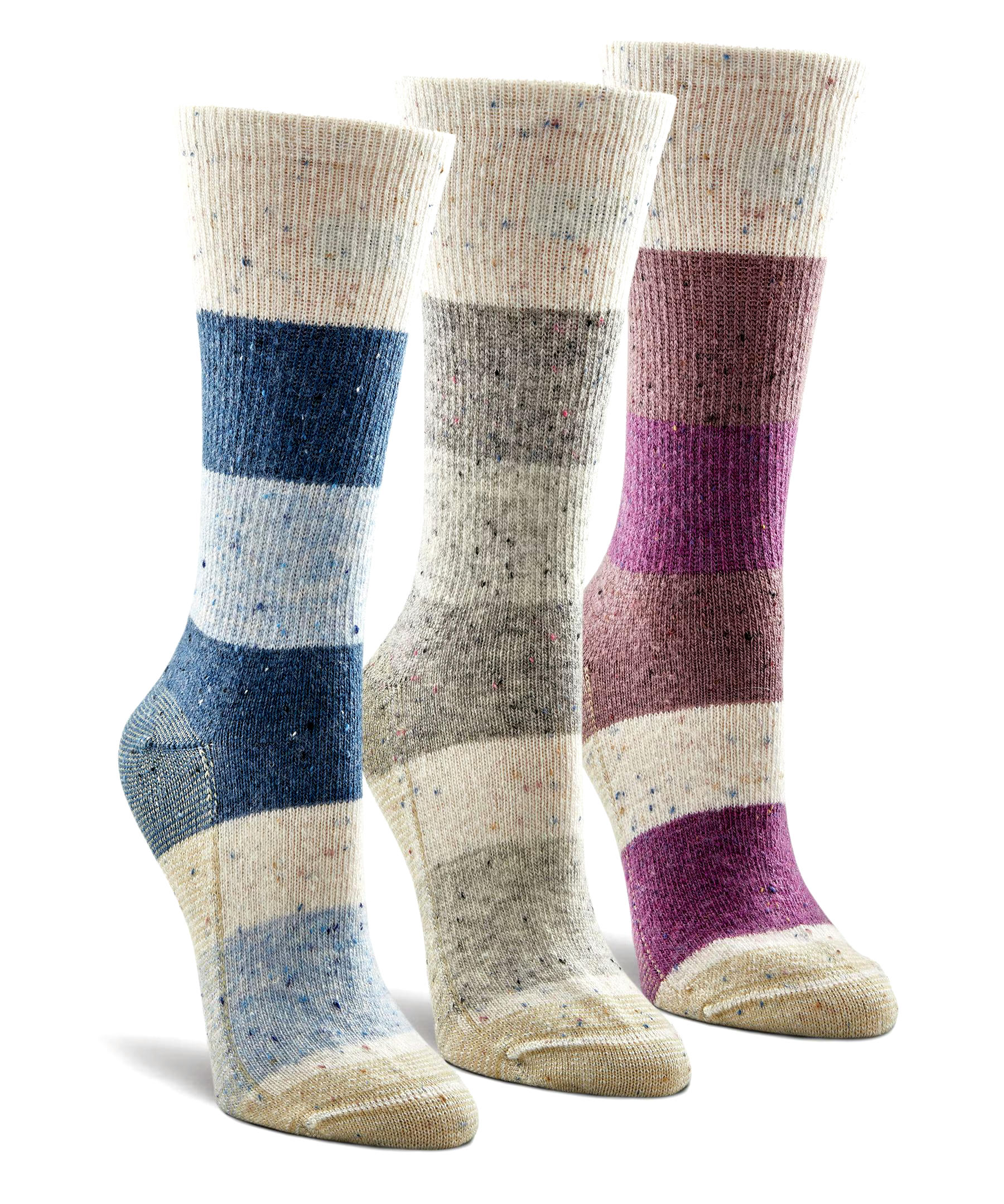 Women's 2 Pack Moisture Guard Patterned Thermal Socks