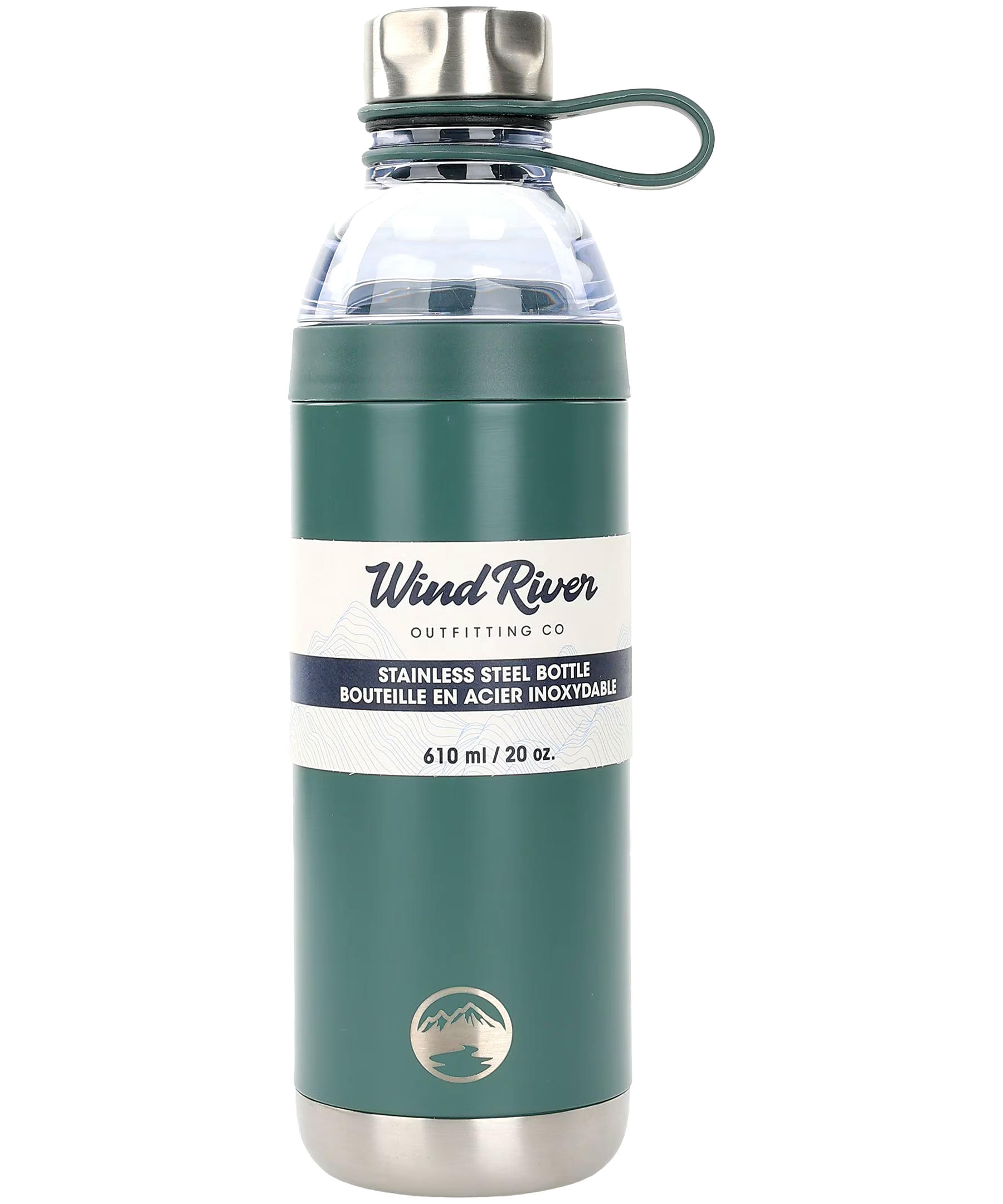 WindRiver 20 oz Dual Opening Stainless Steel Bottle