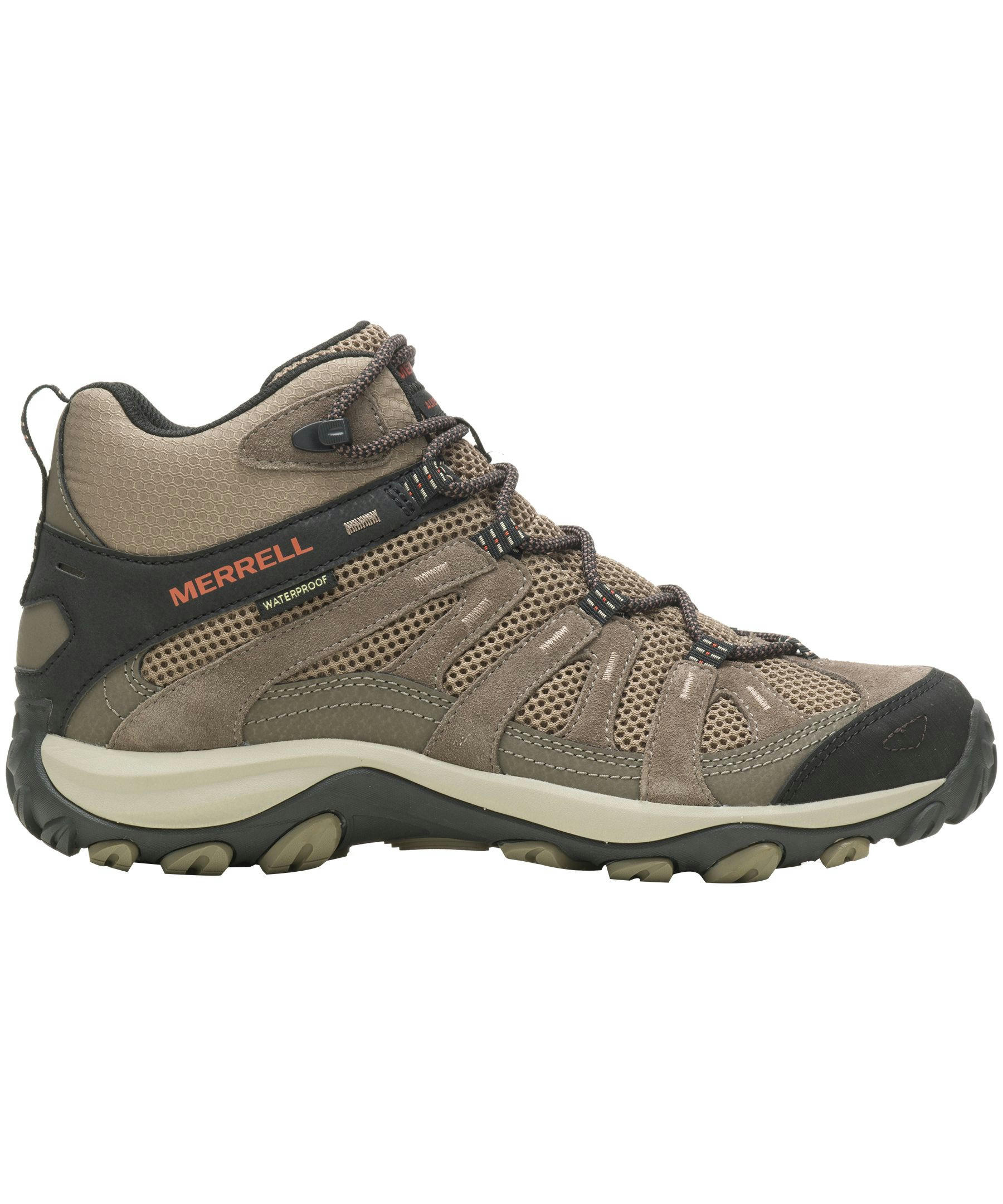 Merrell Men's Alverstone Mid Waterproof Hiking Boots - Boulder/Brindle