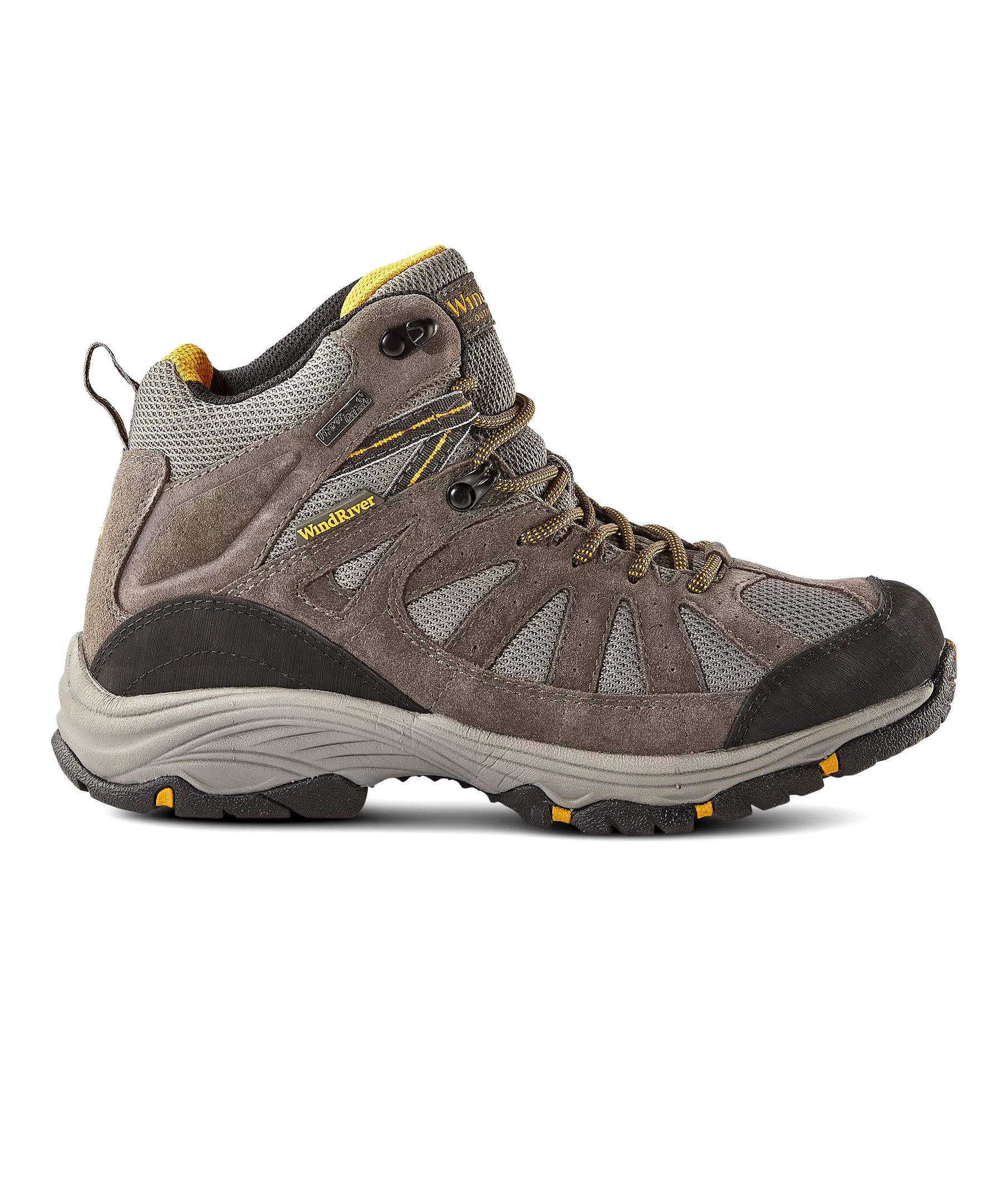 WindRiver Men's Whitehorn Waterproof Hyper-Dri 3 Hiking Boots - Grey
