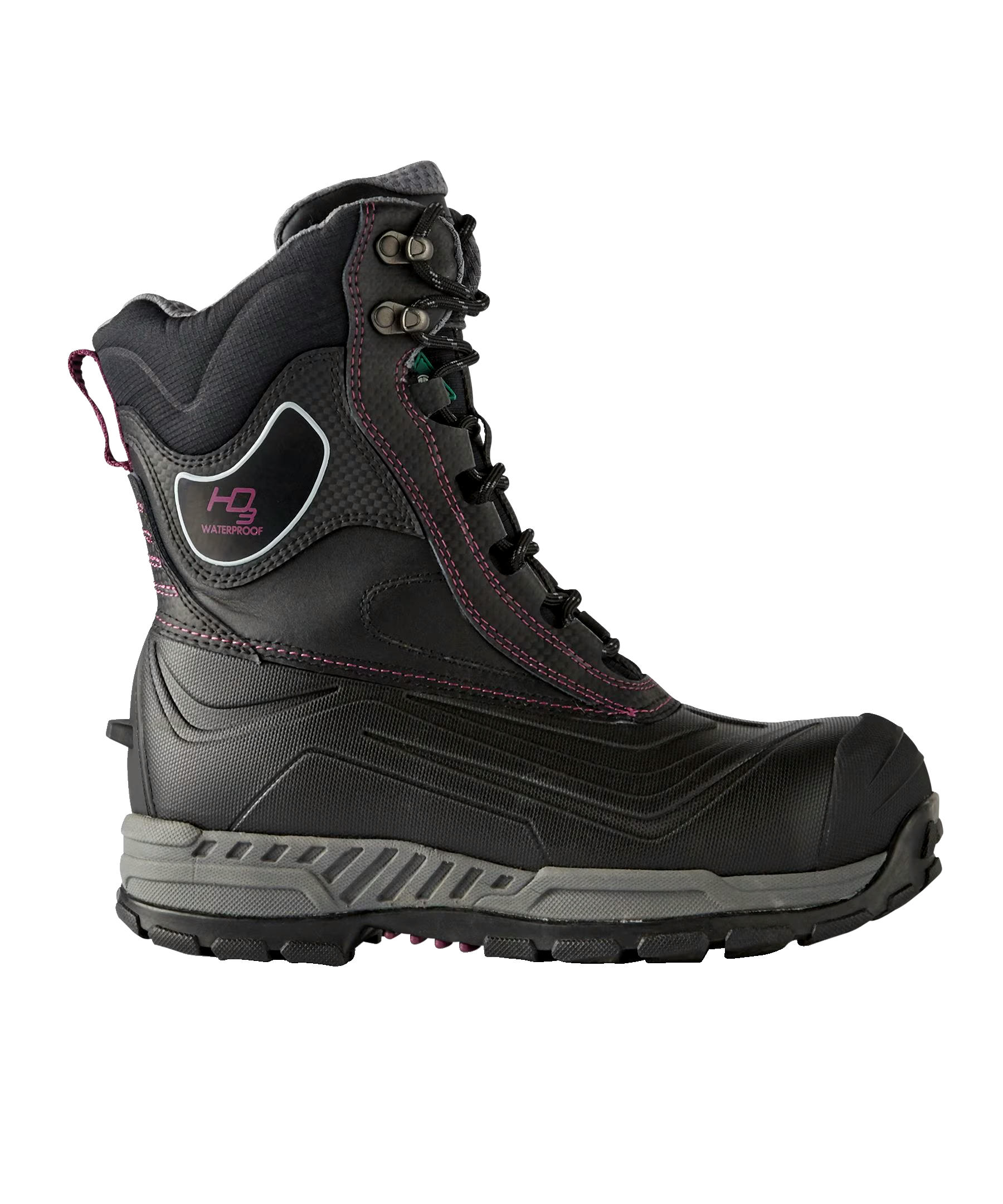 Dakota WorkPro Series Women's 8905 Composite Toe Composite Plate IceFX T-Max Insulated  Waterproof Hyper Dri 3 Winter Safety Boots - Black