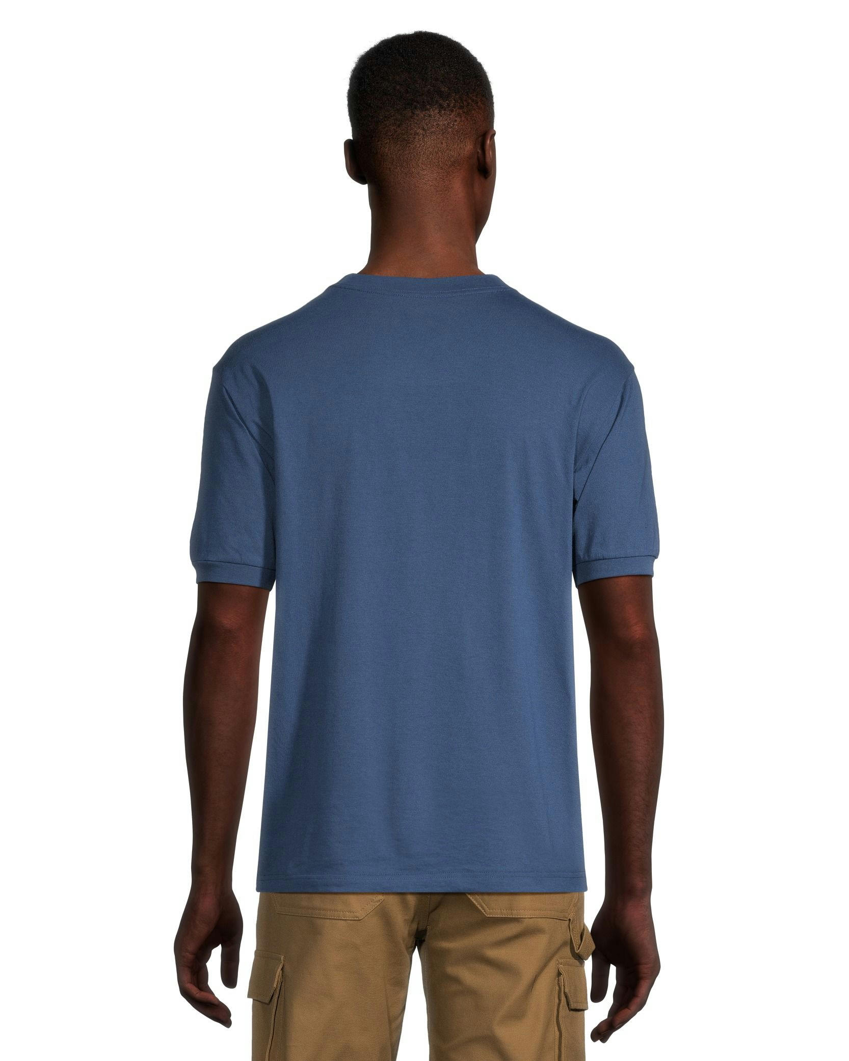 Aggressor Men's Crewneck Short Sleeve Solid Work T-Shirt With FRESHTECH