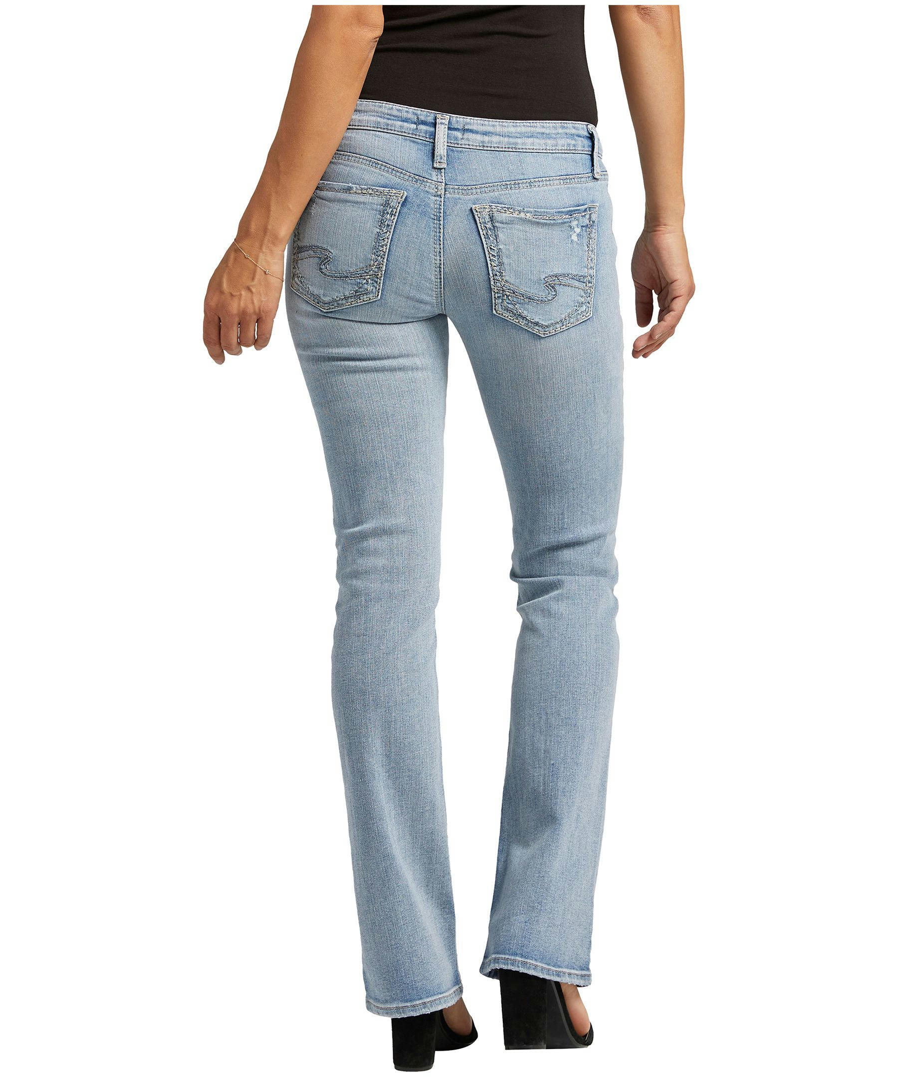 Silver Women's Tuesday Low Rise Slim Bootcut Jeans
