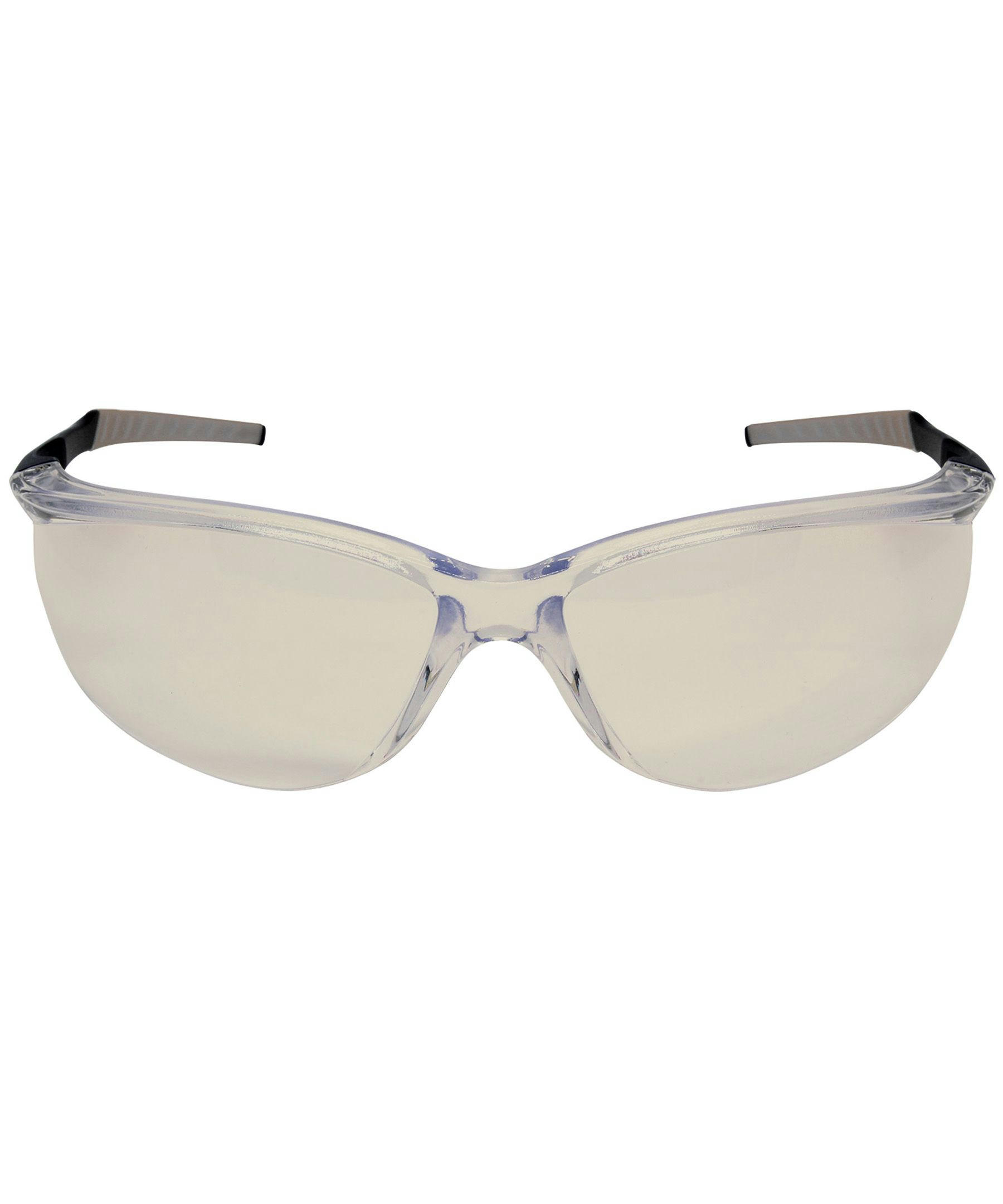 Indoor/Outdoor Safety Glasses with Impact and UV Resistant Anti-Fog Lens