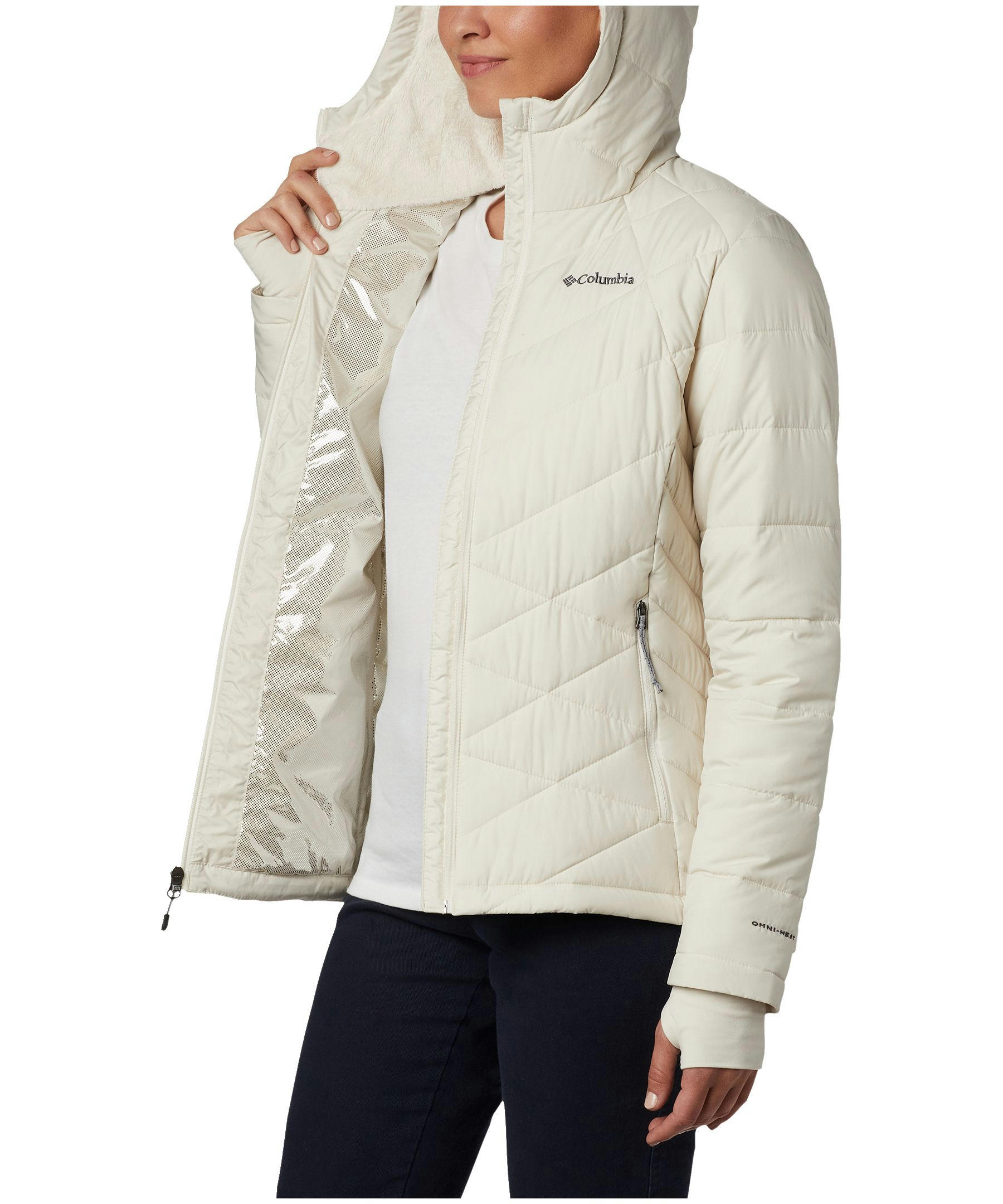 Columbia Women's Heavenly Omni-Heat Water Resistant Insulated Hooded Jacket