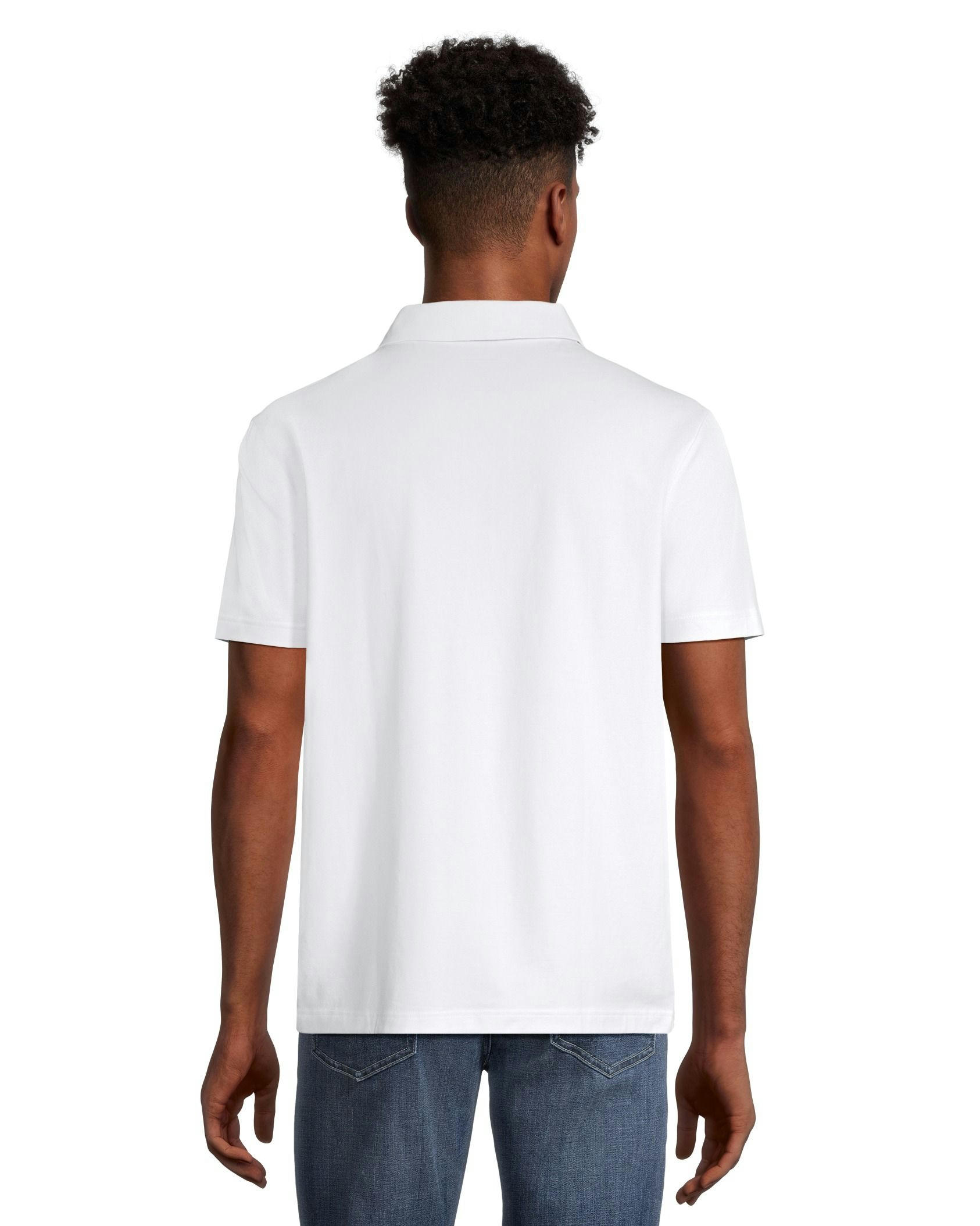 Denver Hayes Men's Modern Fit Stretch Polo Shirt