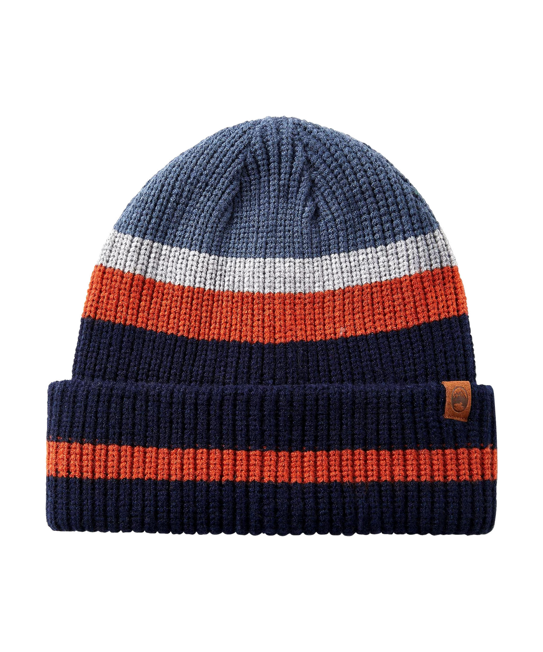 WindRiver Men's Striped Rib Knit Cuff Toque