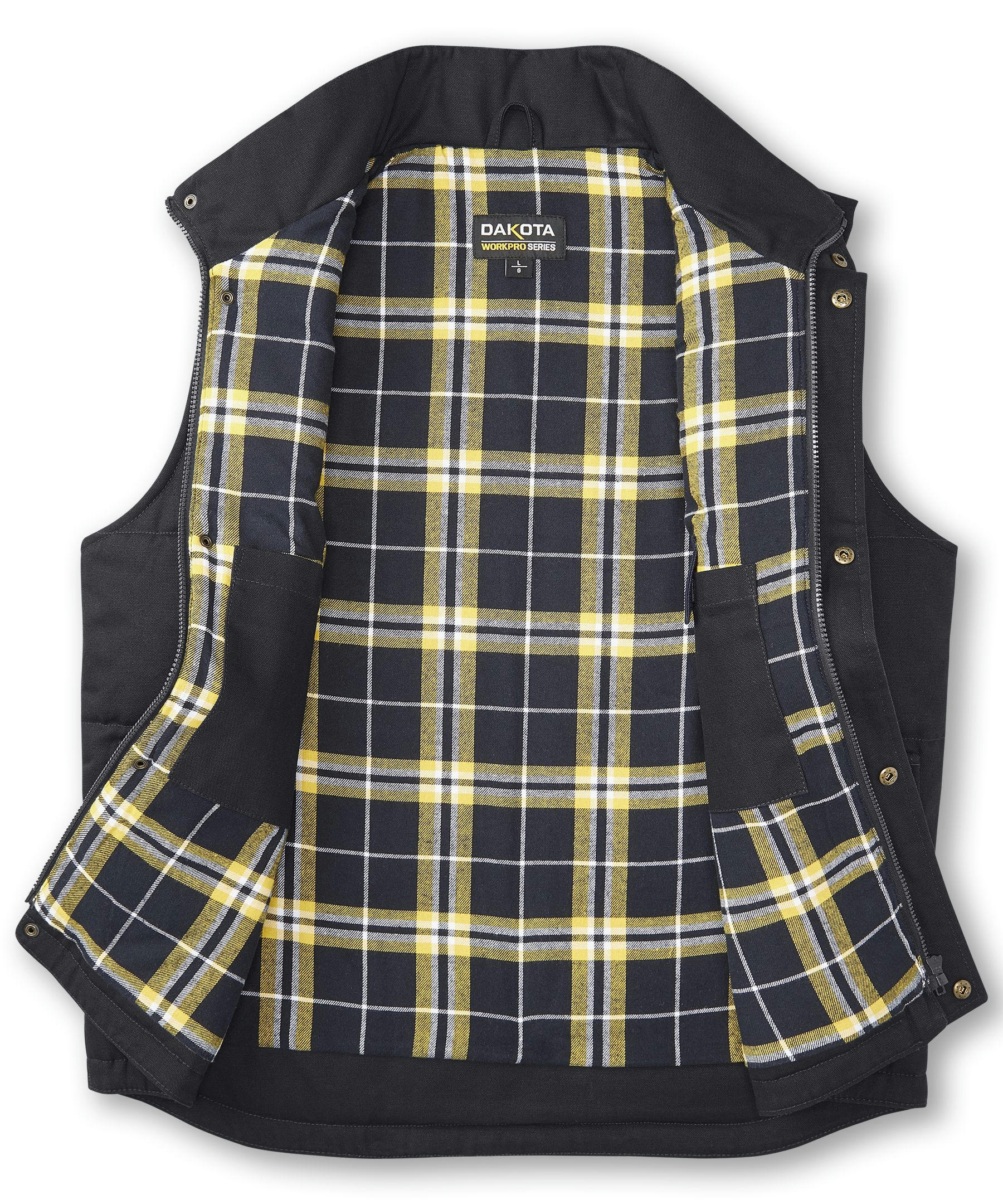 Dakota WorkPro Series Men's Quilted Insulated Duck Work Vest