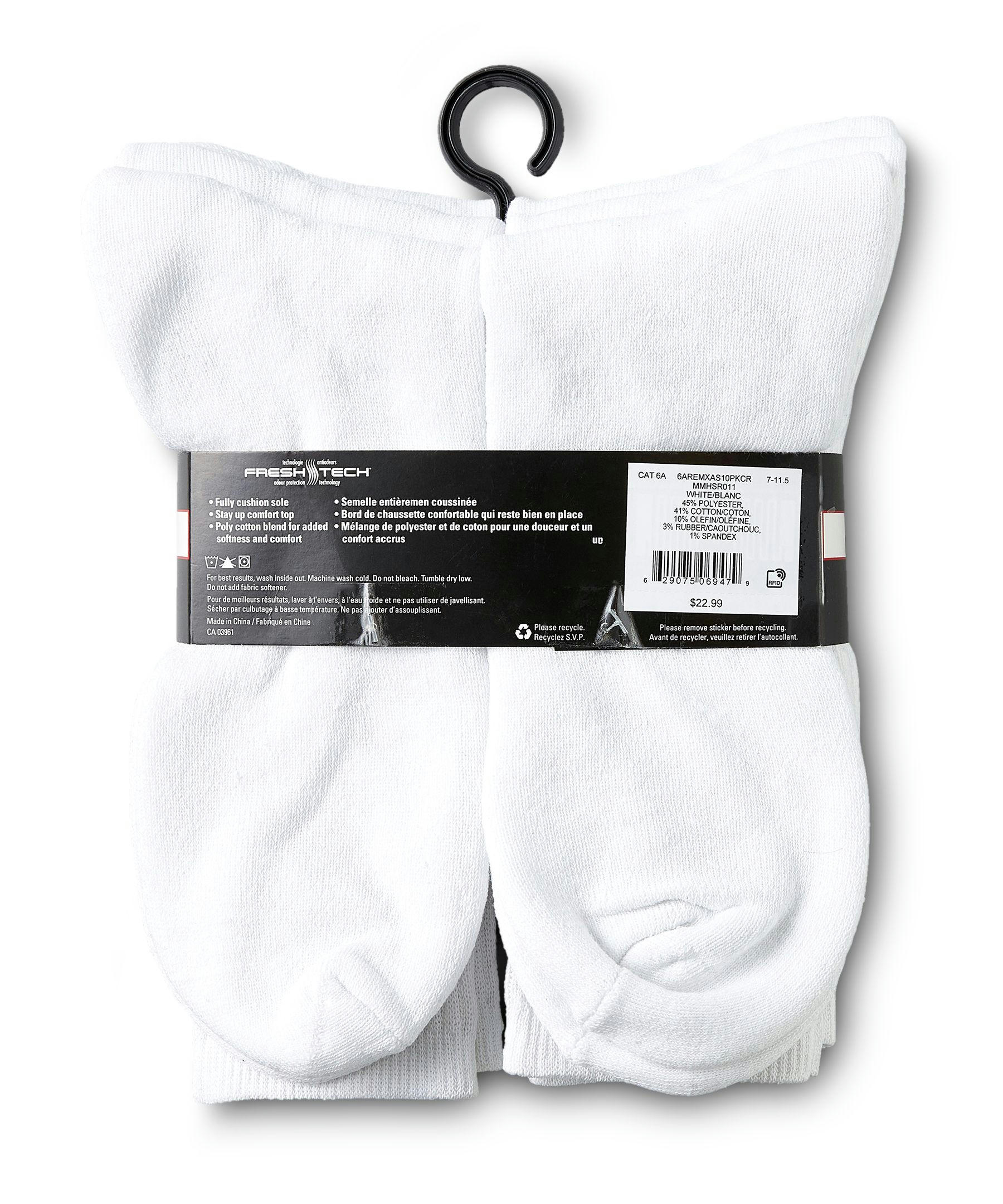 Matrix Men's 10 Pack Crew Sport Socks