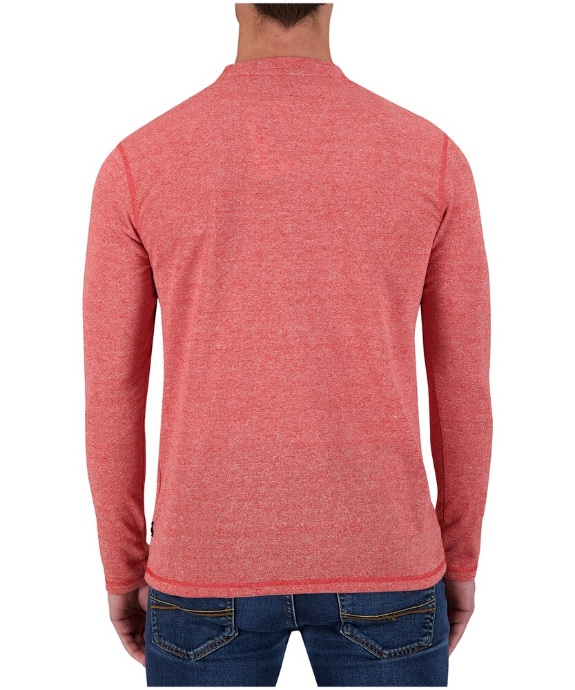 Report Men's Mathew Long Sleeve Flatlock Knit Crewneck T Shirt