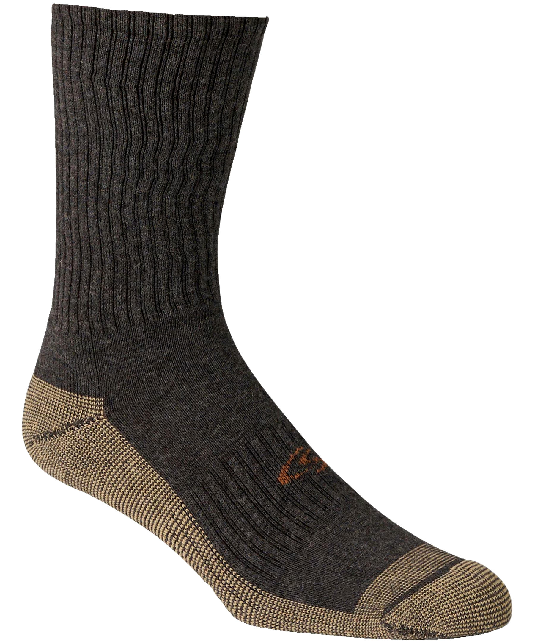 Copper Sole Men's 4-Pack Moisture Guard Athletic Crew Socks