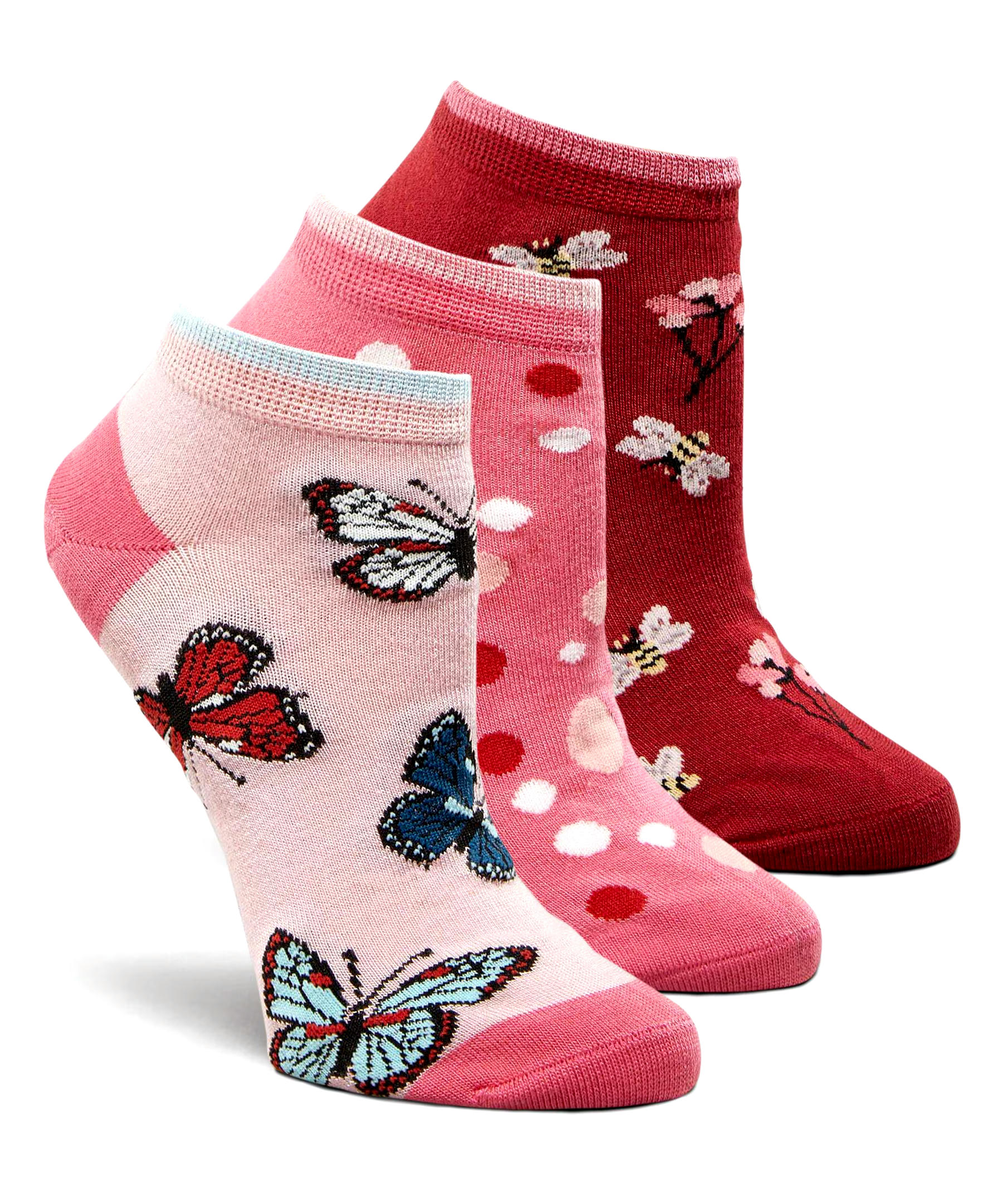 Denver Hayes Women's 3-Pack Bamboo Low Cut Socks