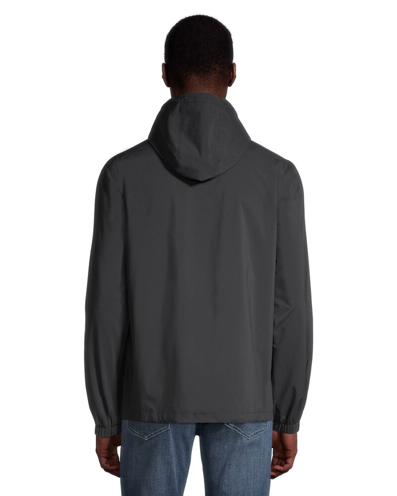 Denver Hayes Men's Water Repellent Hyper-Dri 1 Carlton Attached Hood Jacket