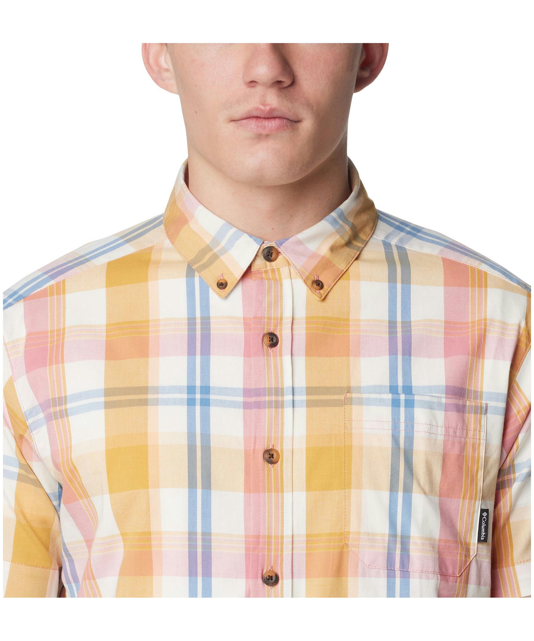 Columbia Men's Rapid Rivers Short Sleeve Plaid Shirt