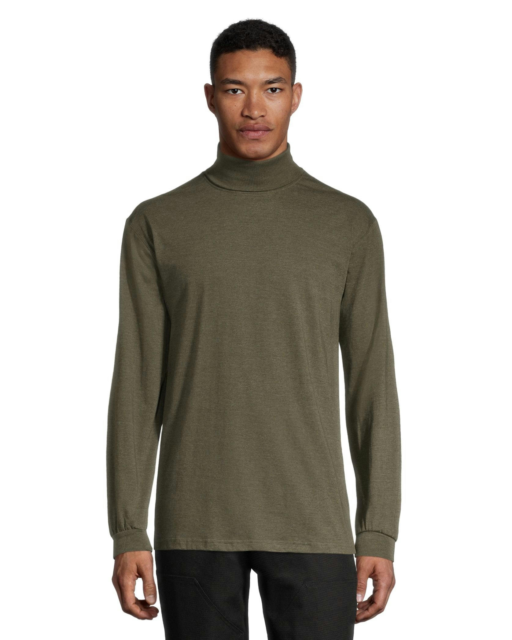 Aggressor Men's Straight Cut Ribbed Turtleneck