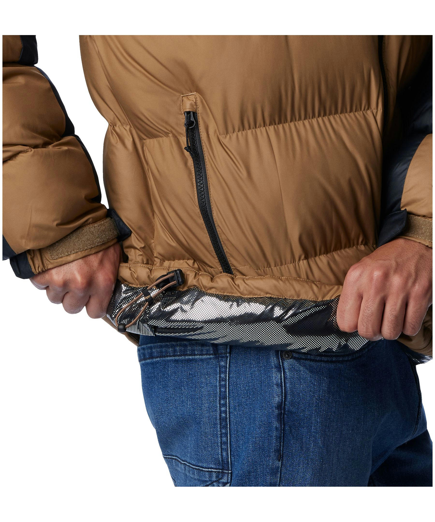 Columbia Men's Pike Lake II Omni-Heat Water Repellent Insulated Hooded Puffer Jacket