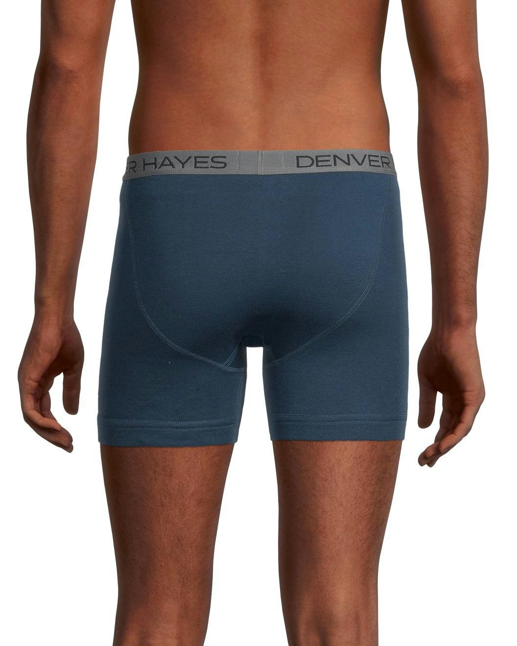 Denver Hayes Men's 3 Pack Solid Boxer Briefs