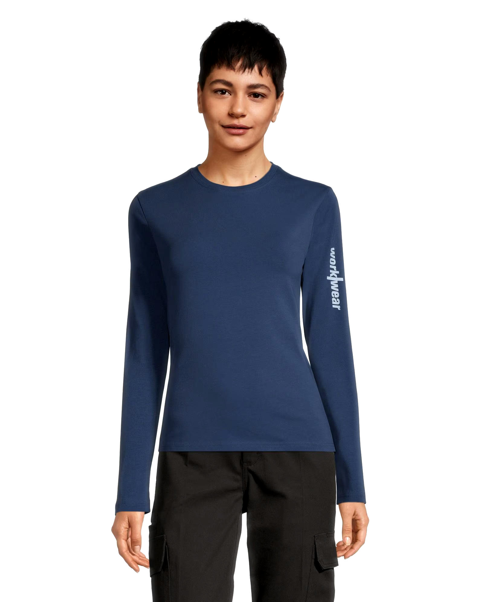 Helly Hansen Workwear Women's Long Sleeve Logo Crewneck Work T Shirt