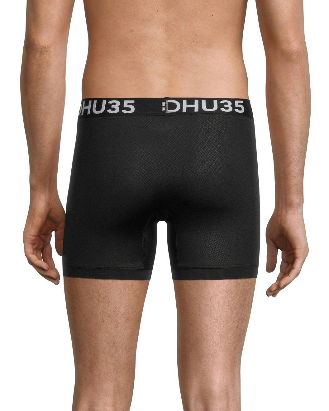 Denver Hayes Men's 3 Pack Fashion Microfiber Heat Press Boxer Briefs