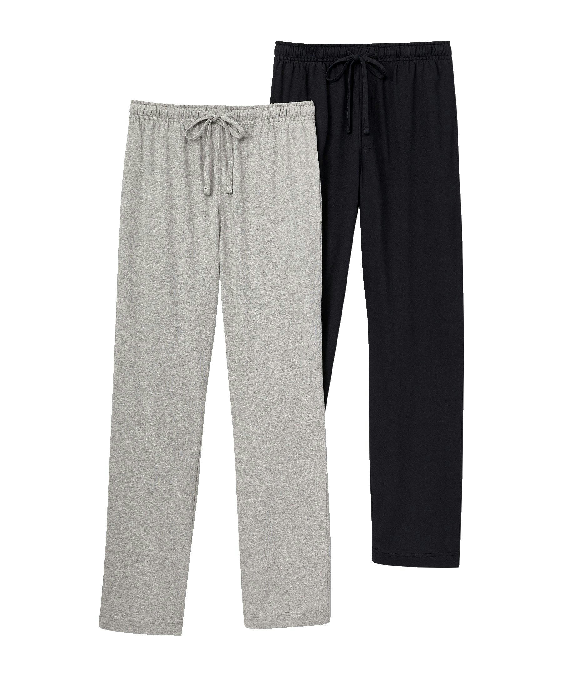 Denver Hayes Men's 2 Pack Jersey Lounge Pants